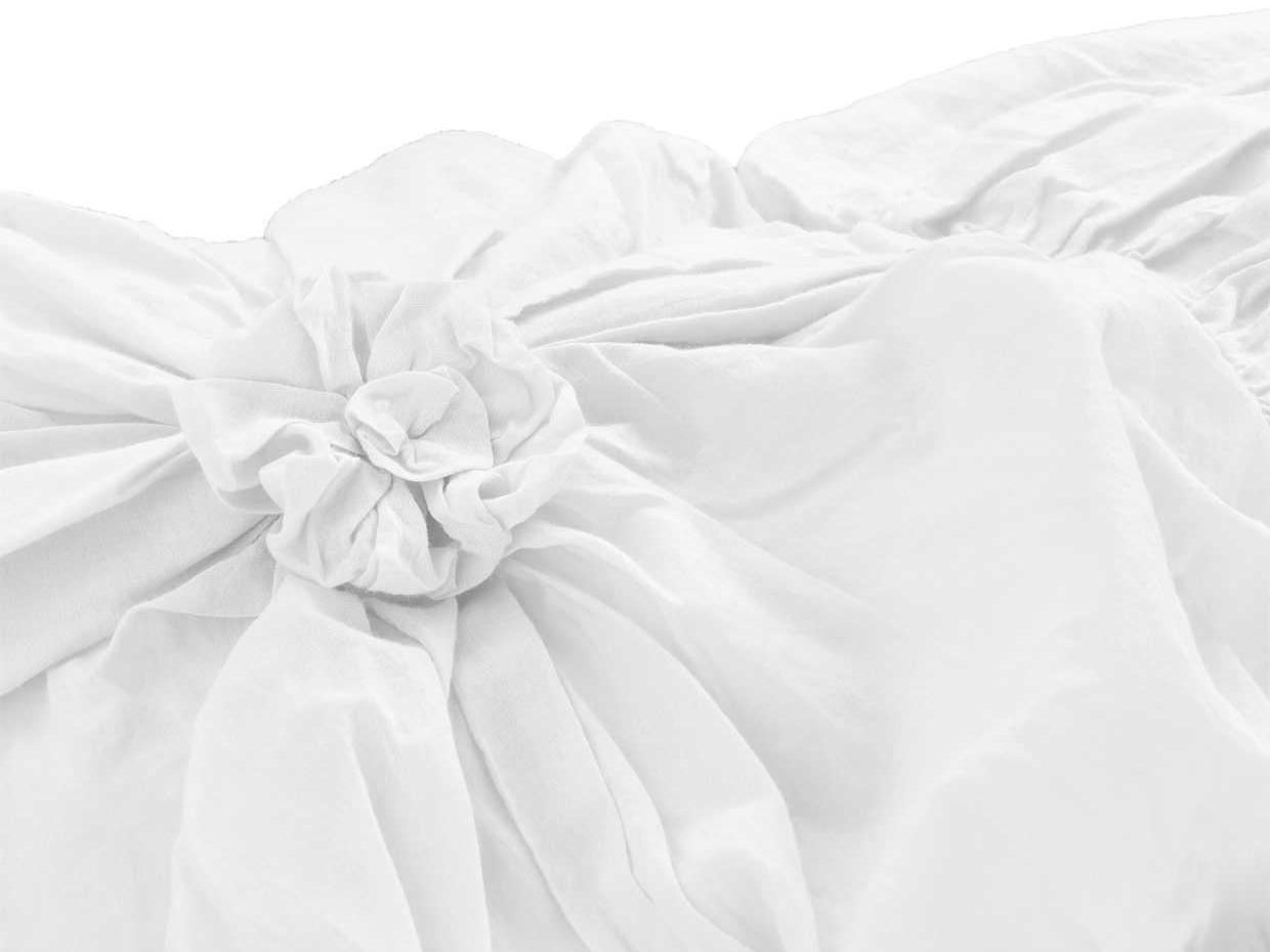 Michael Amini Savanna White Two-Piece Twin Comforter Set