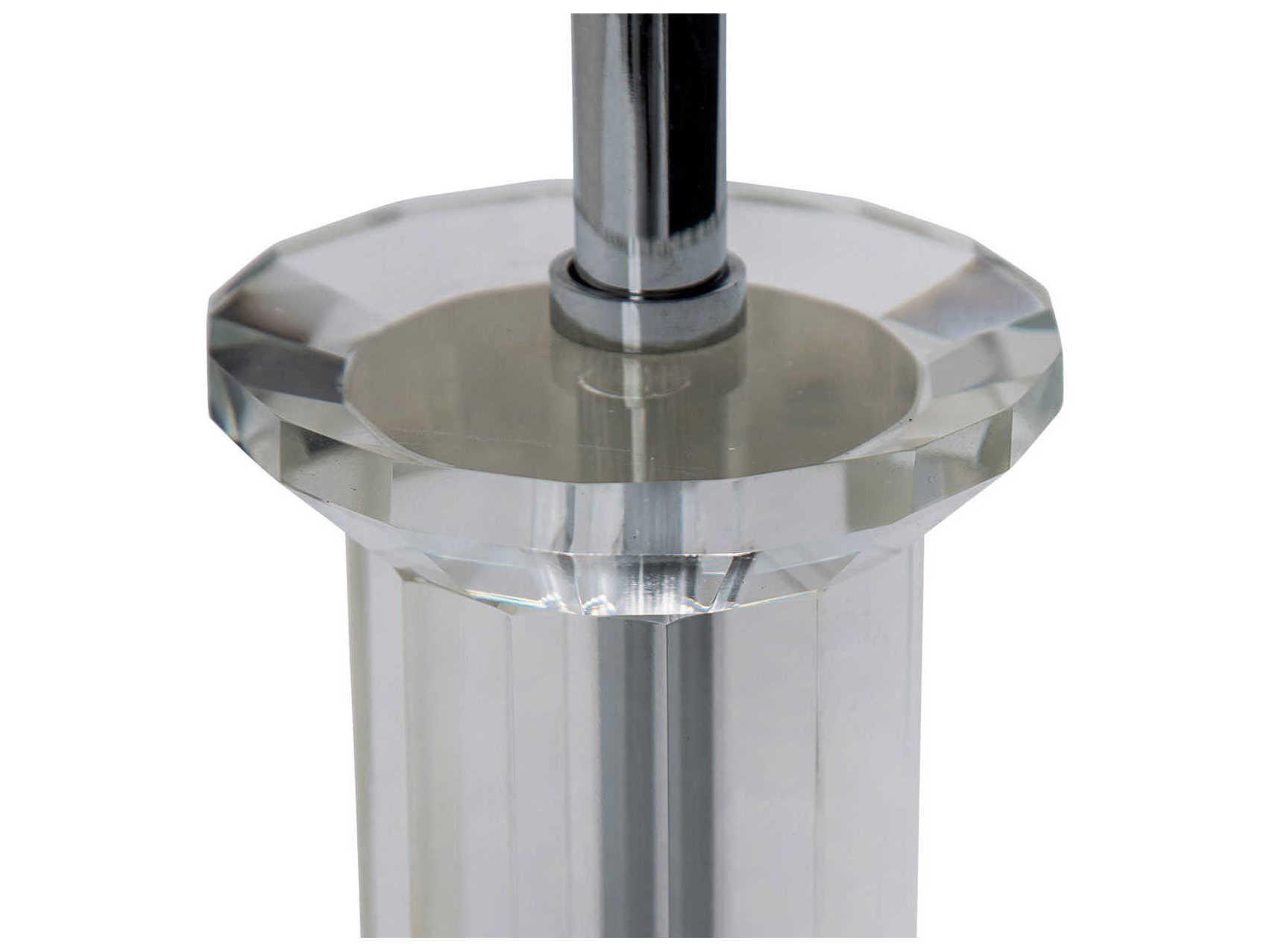 Michael Amini Montreal Crystal Clear Table Lamp