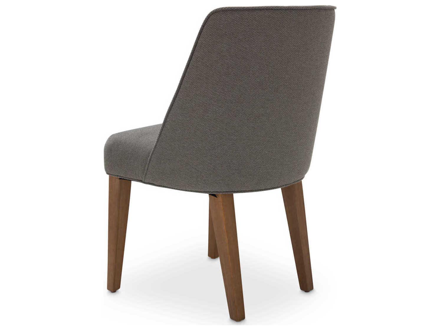 Michael Amini Brooklyn Walk Gray Upholstered Side Dining Chair