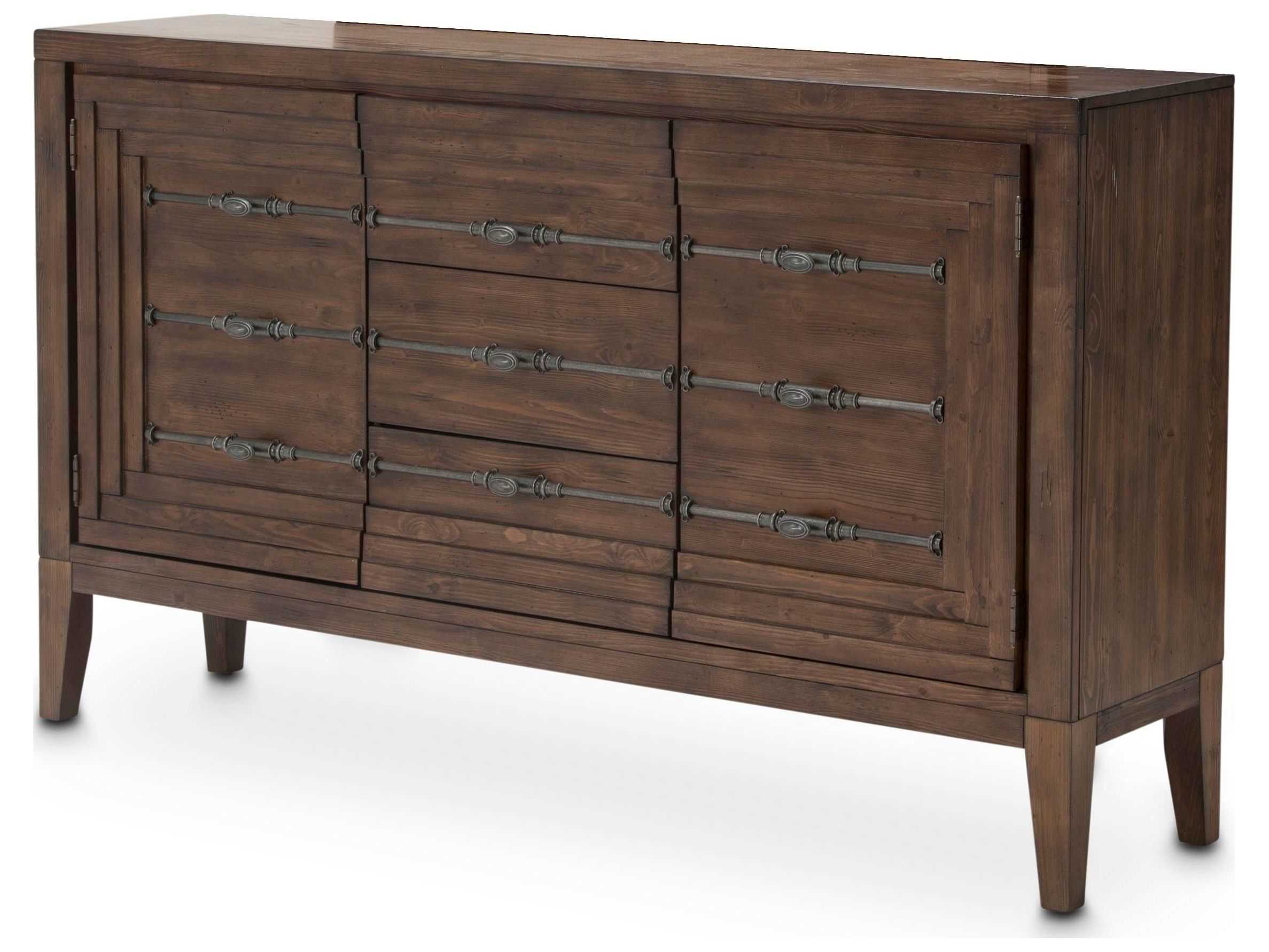 Michael Amini Carrollton 68" Spruce Wood Sideboard