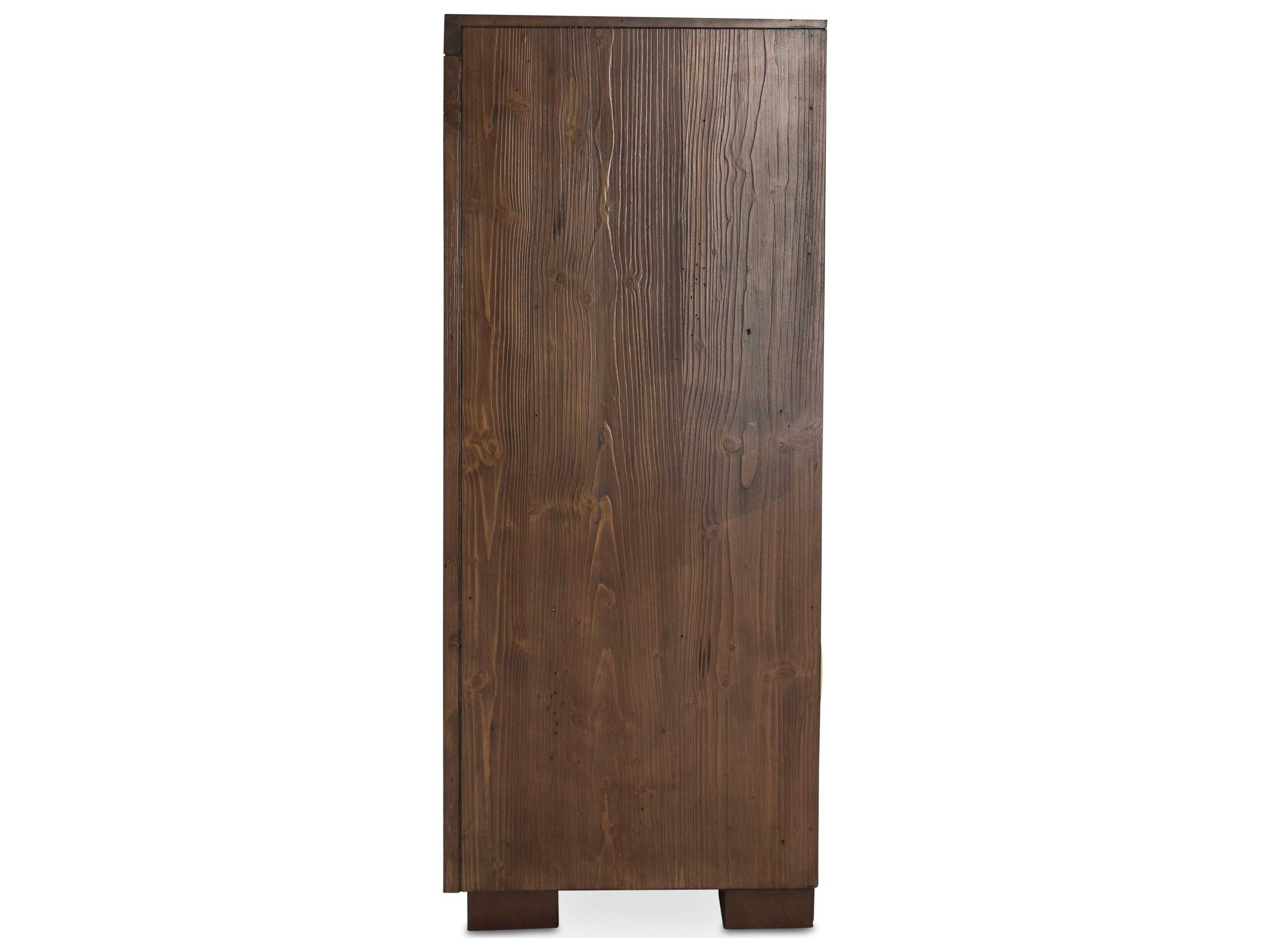 Michael Amini Carrollton Brown Spruce Wood Double Dresser