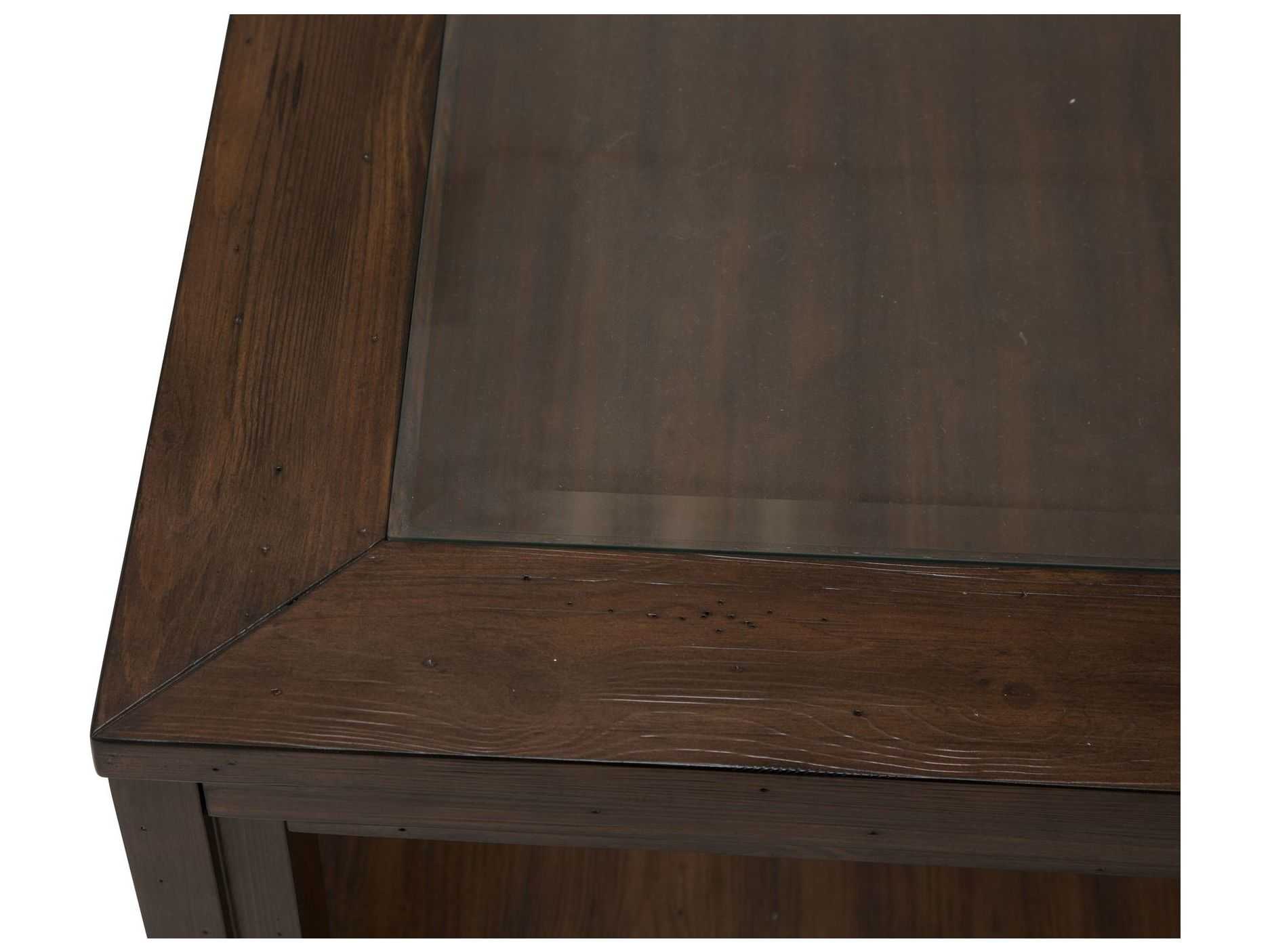 Michael Amini Carrollton Rectangular Glass Coffee Table