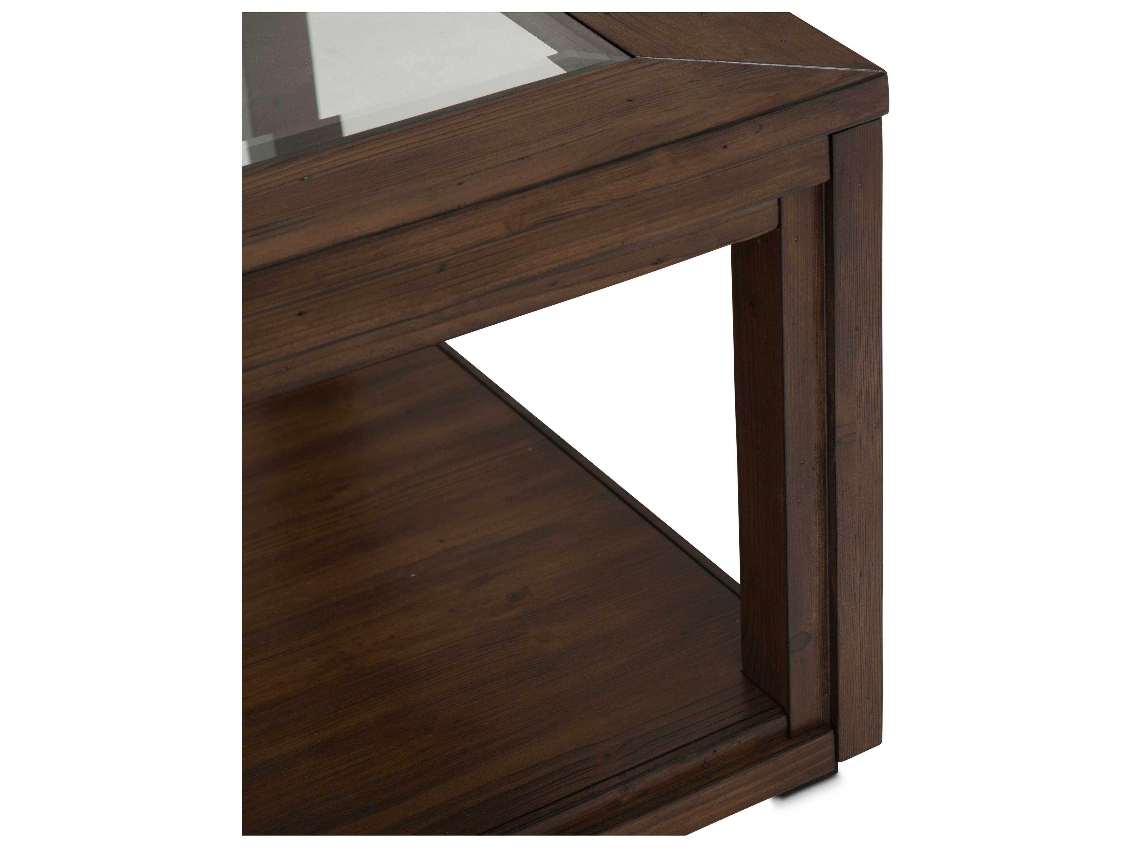 Michael Amini Carrollton Rectangular Glass Coffee Table