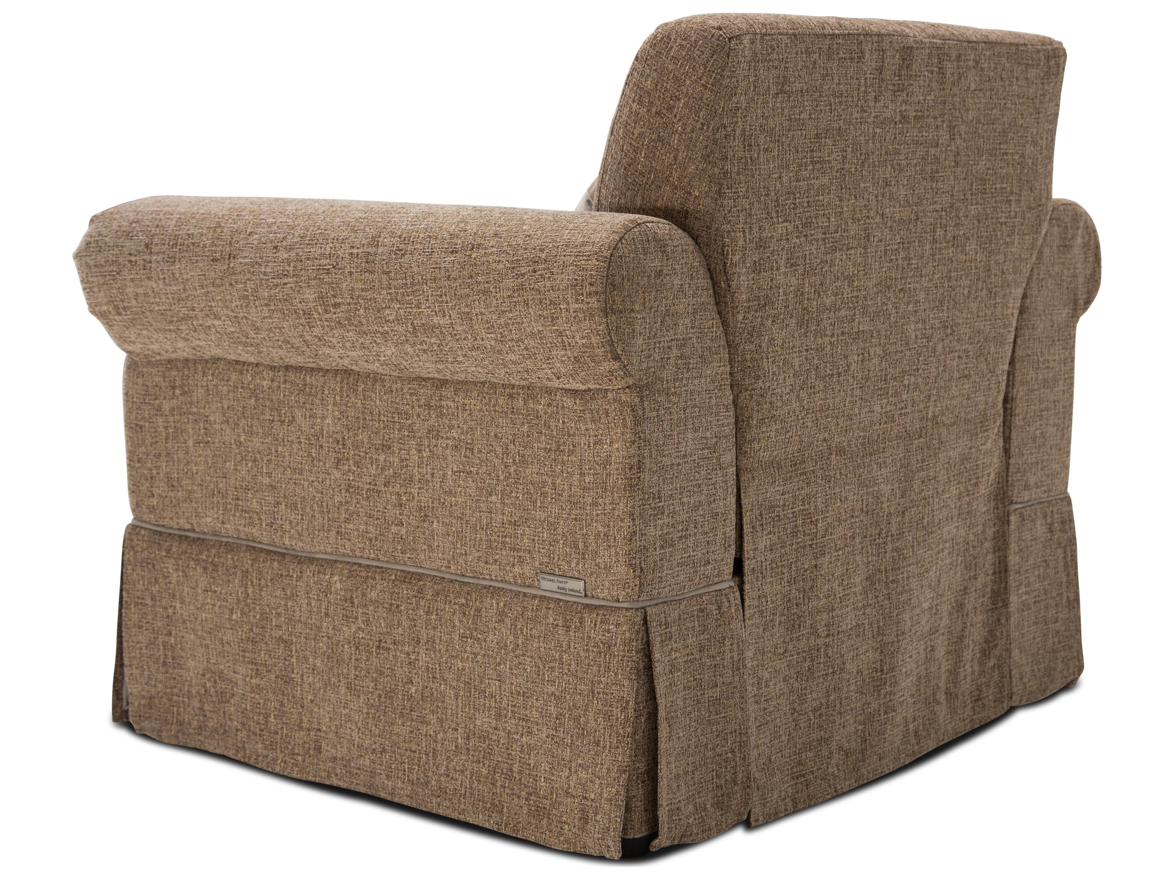 Michael Amini Carrollton Brown Accent Chair