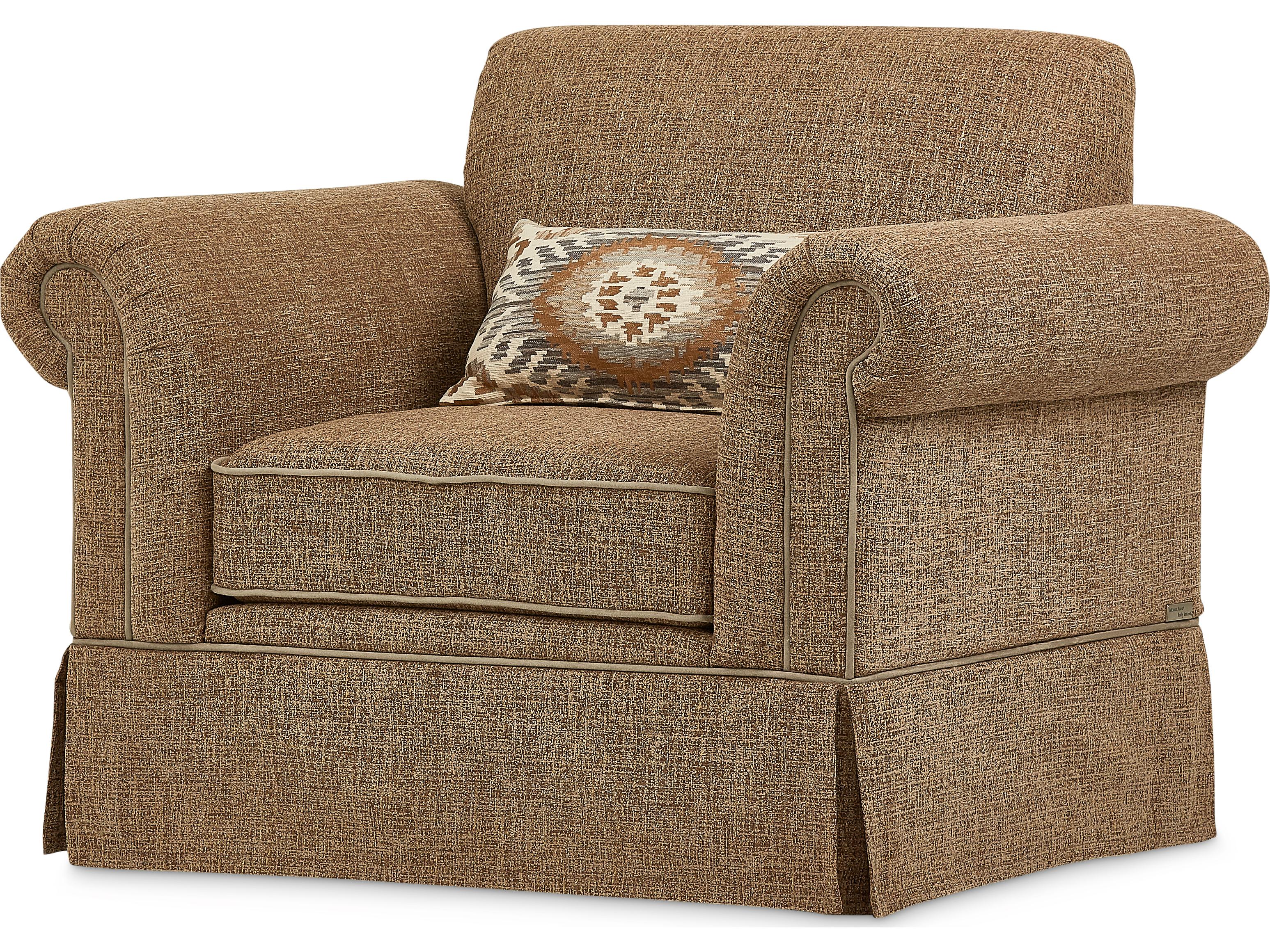 Michael Amini Carrollton Brown Accent Chair