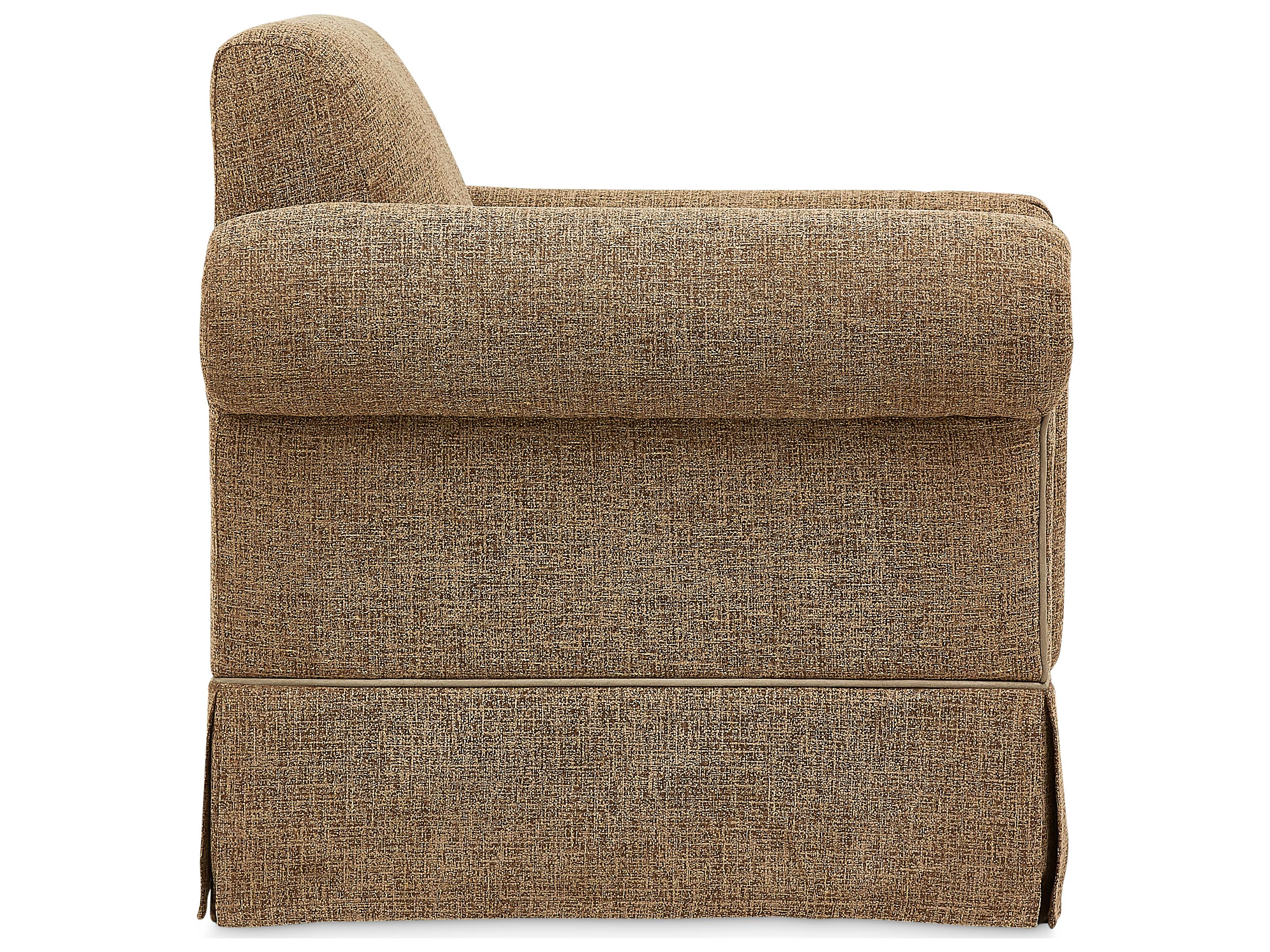 Michael Amini Carrollton Brown Accent Chair