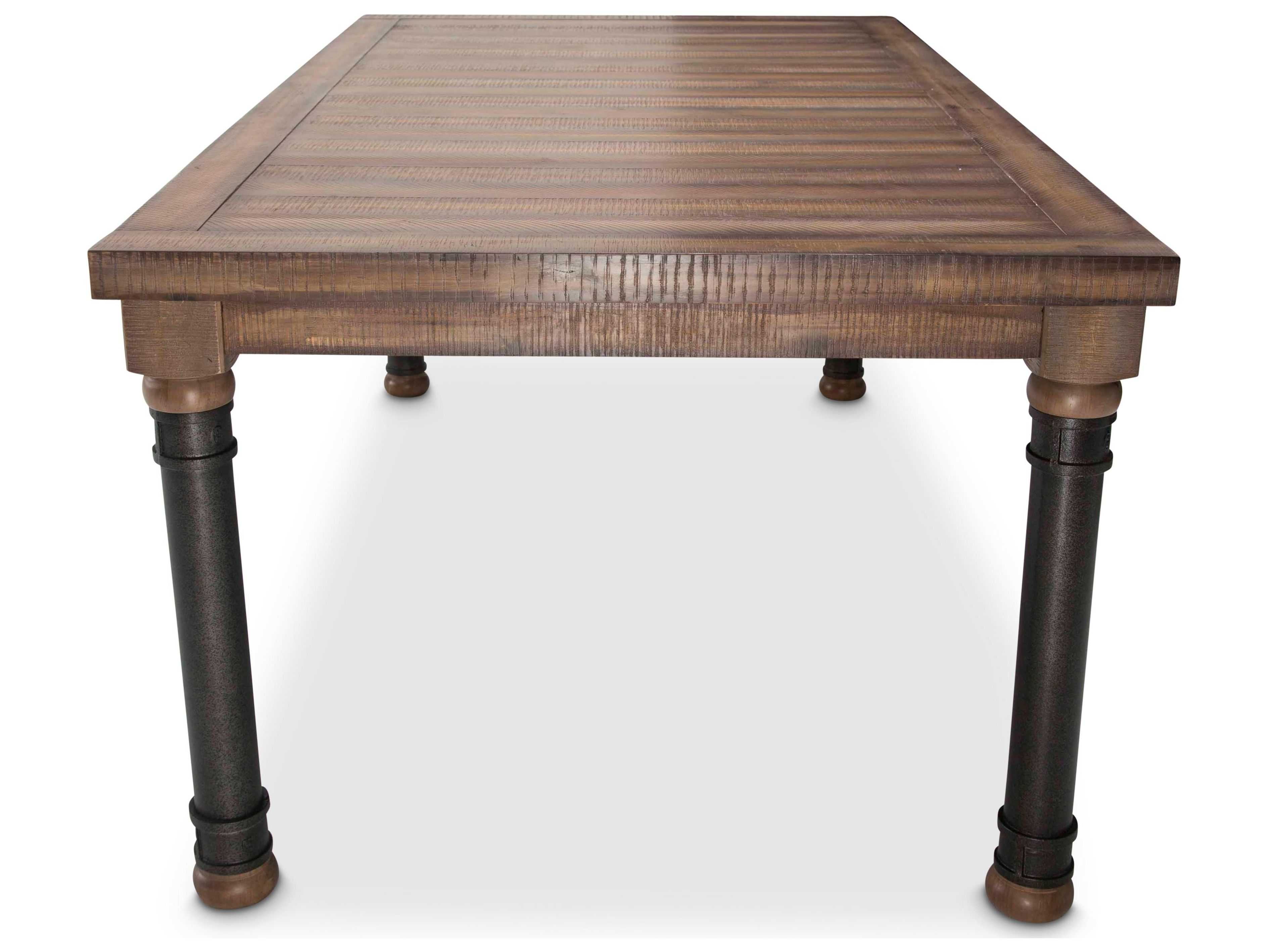 Michael Amini Crossings Rectangular Wood Dining Table