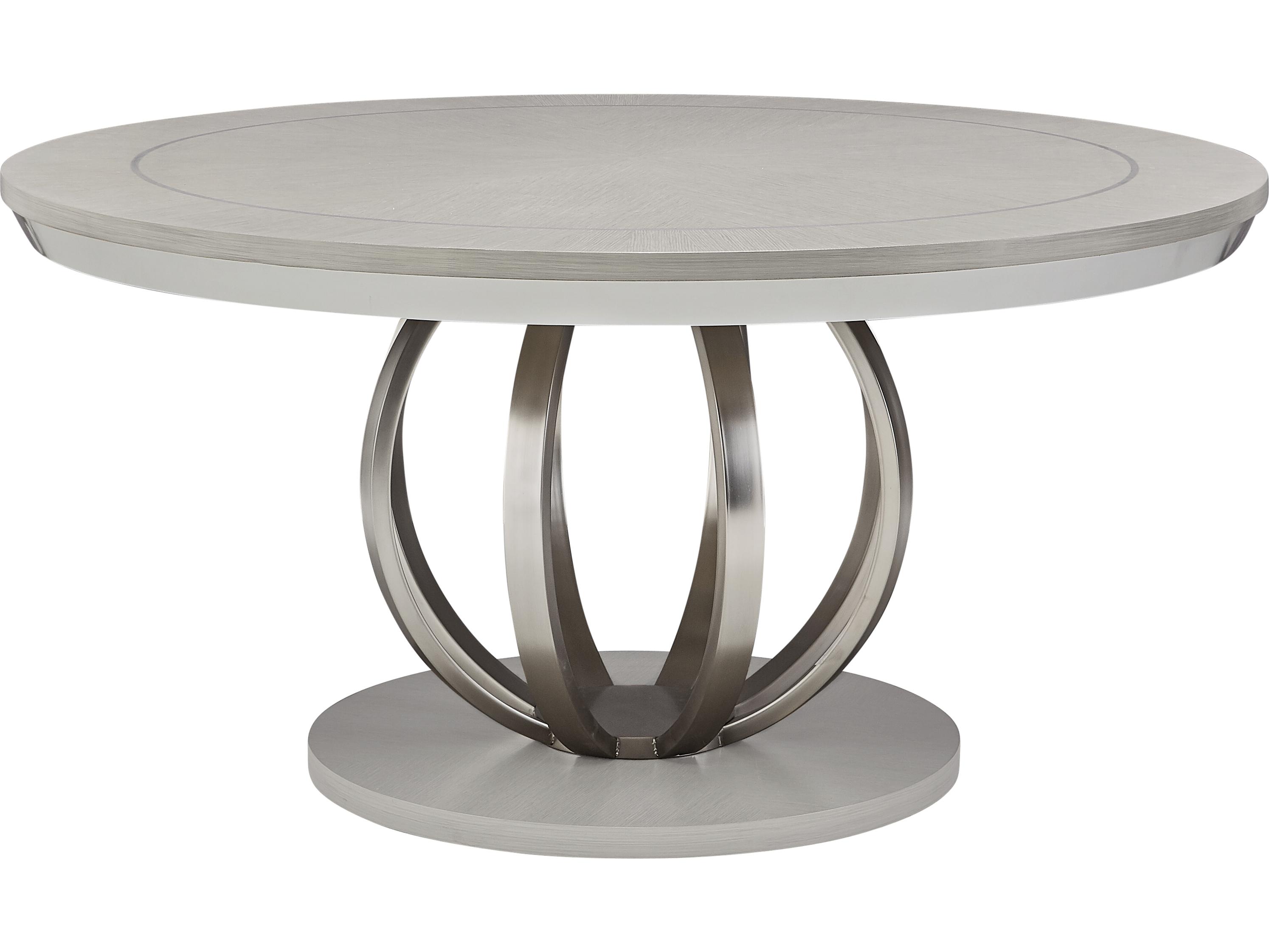 Michael Amini Eclipse Round Wood Dining Table