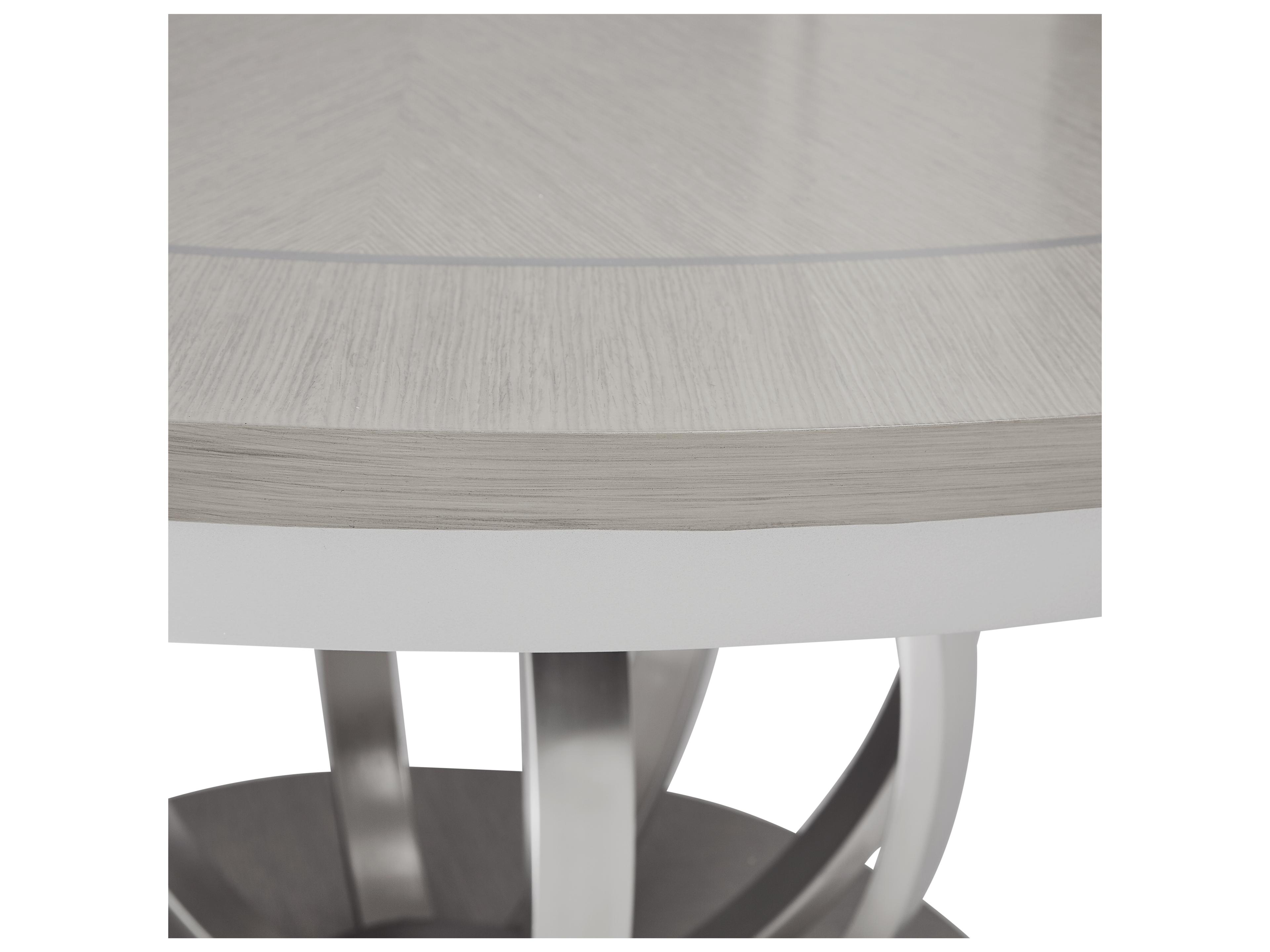 Michael Amini Eclipse Round Wood Dining Table