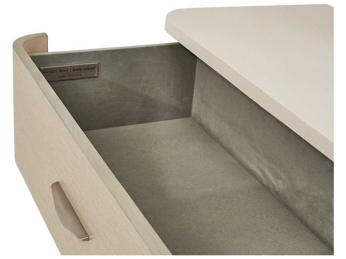 Luxecor Gilded 6-Drawers Gray Poplar Wood Double Dresser