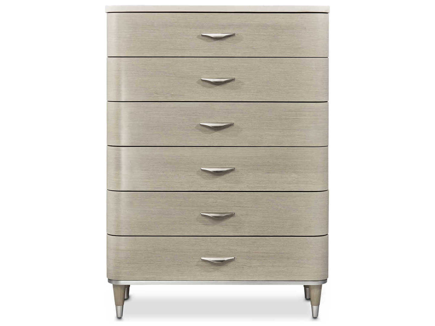 Luxecor Gilded Moonlight Gray Poplar Wood Accent Chest