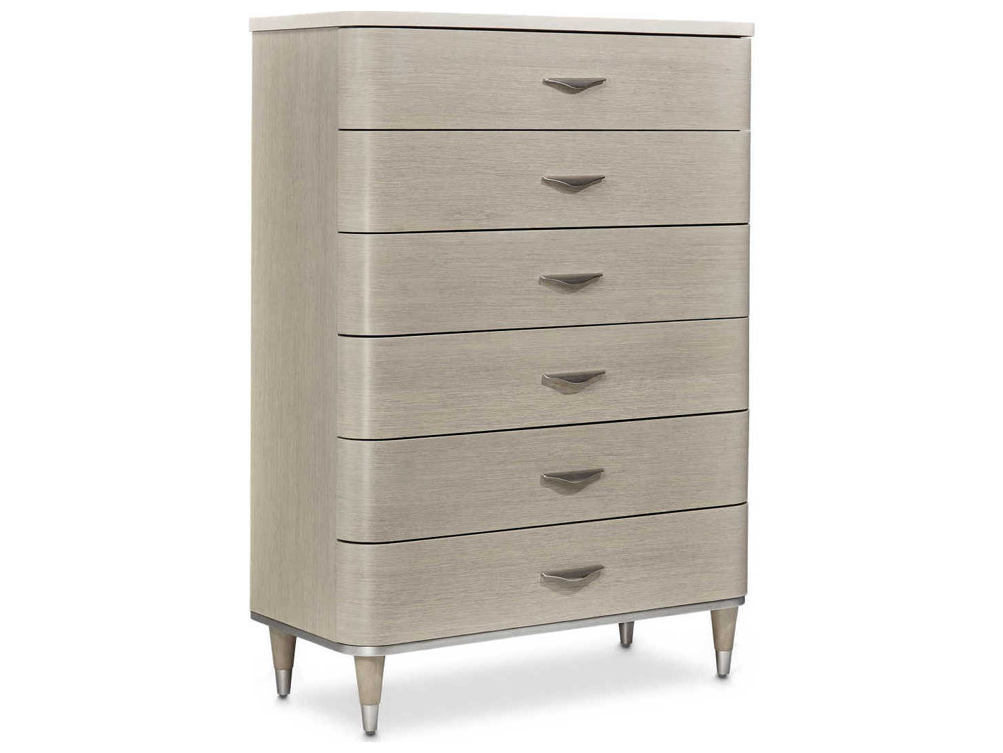 Luxecor Gilded Moonlight Gray Poplar Wood Accent Chest
