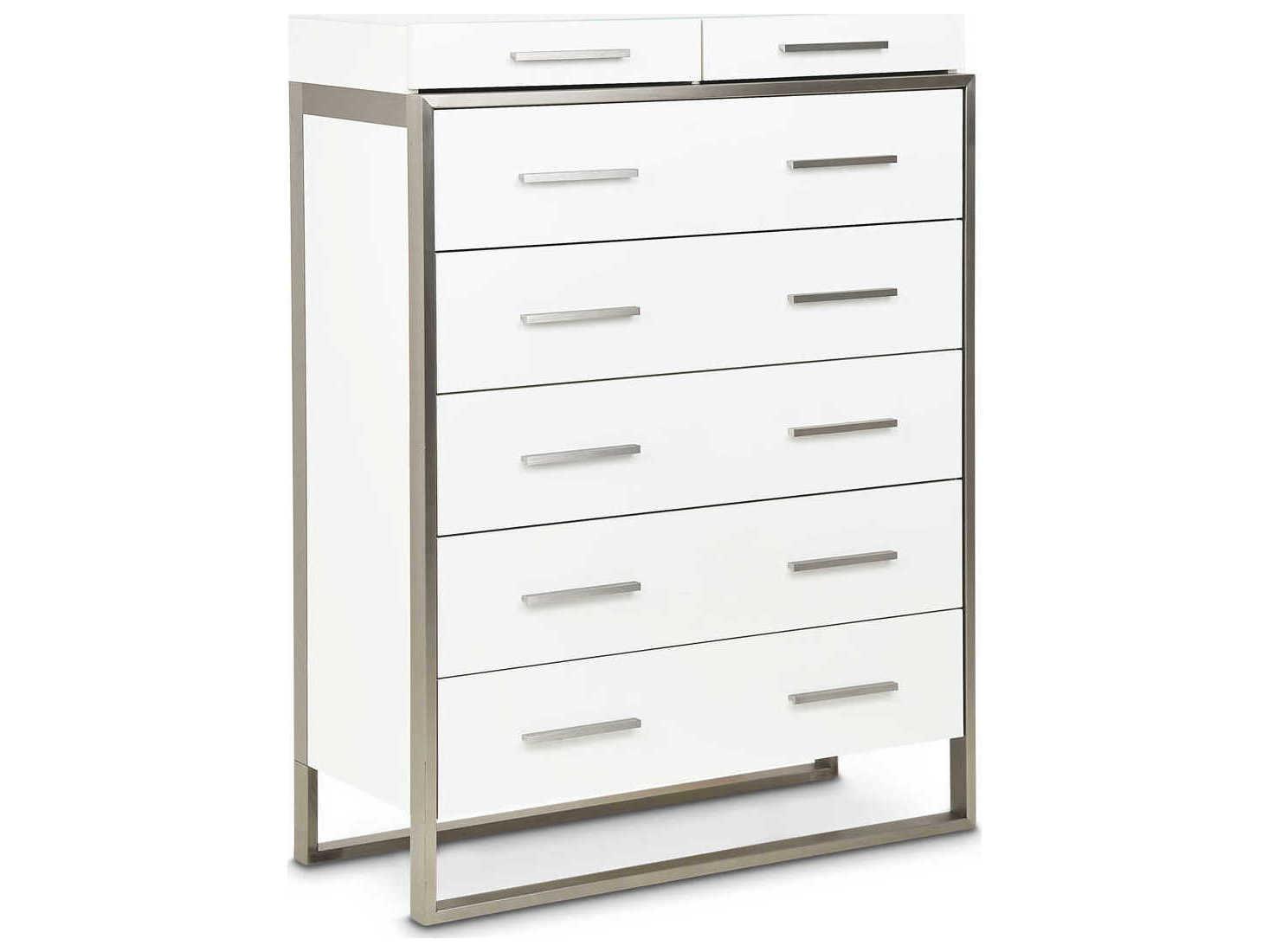 Michael Amini Marquee Cloud White Accent Chest