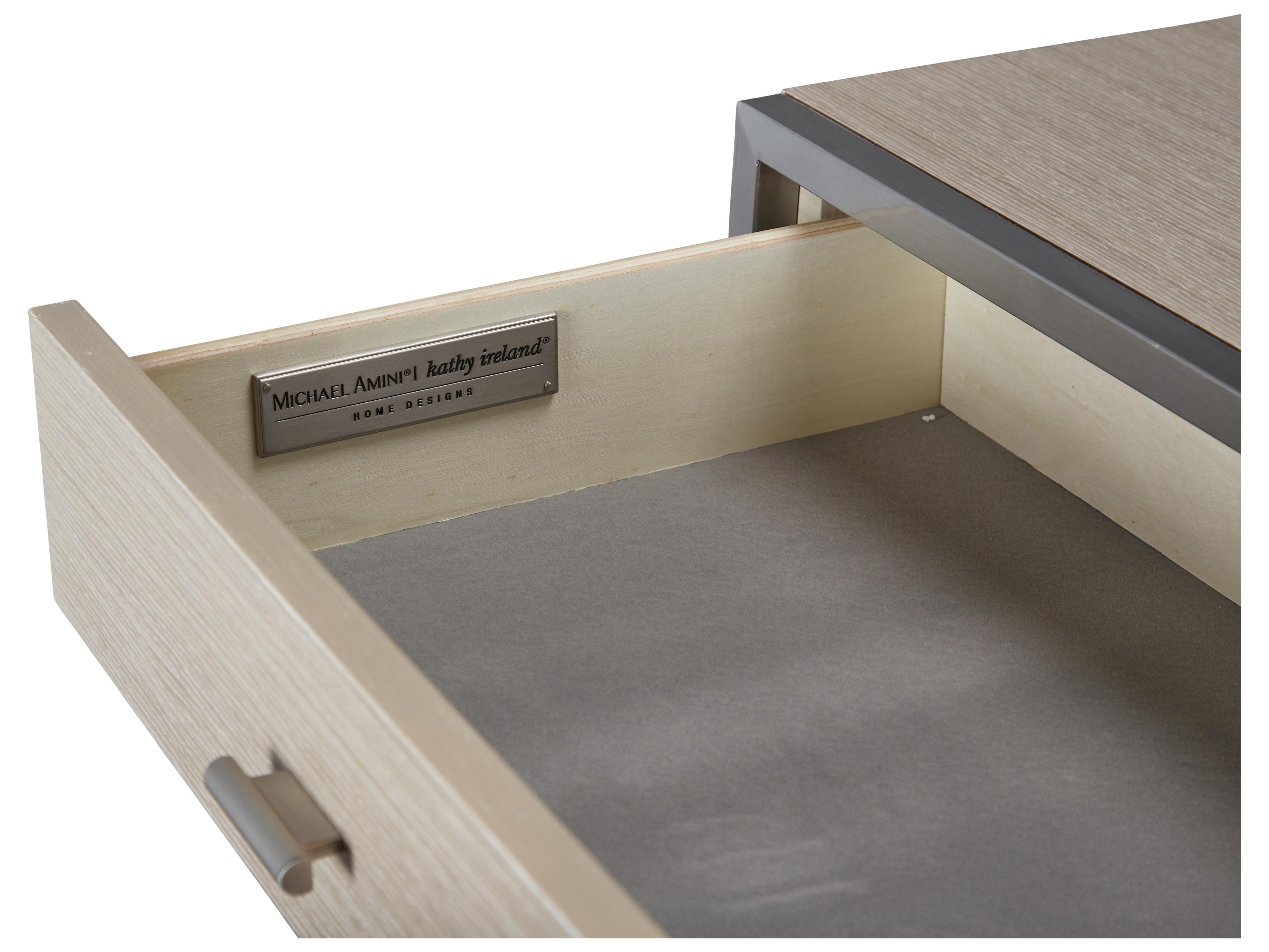 Michael Amini Silverlake Village 68" Oak Wood Sideboard