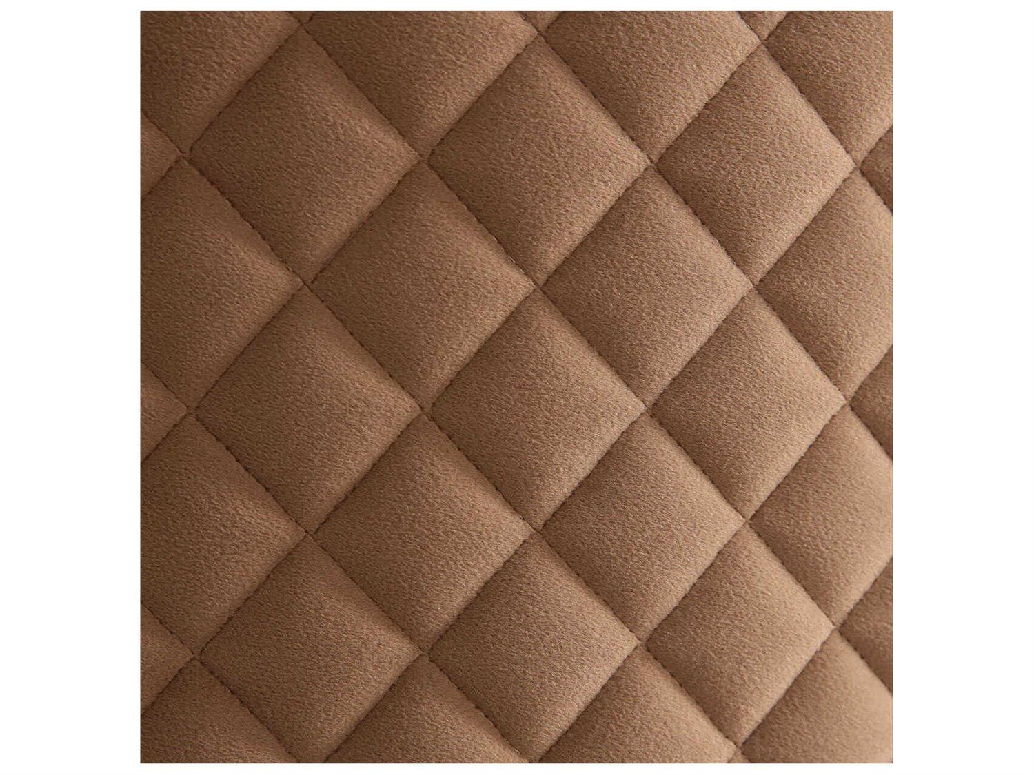 Michael Amini Ariana Brown Velvet Accent Chair