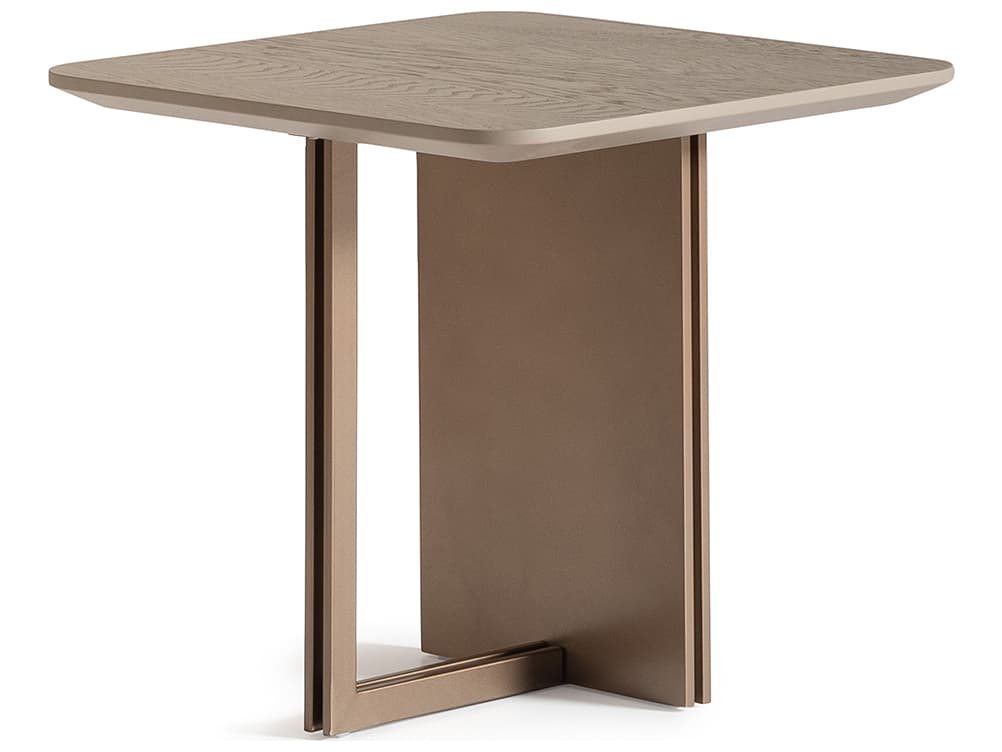 Michael Amini Canberra Square Wood End Table