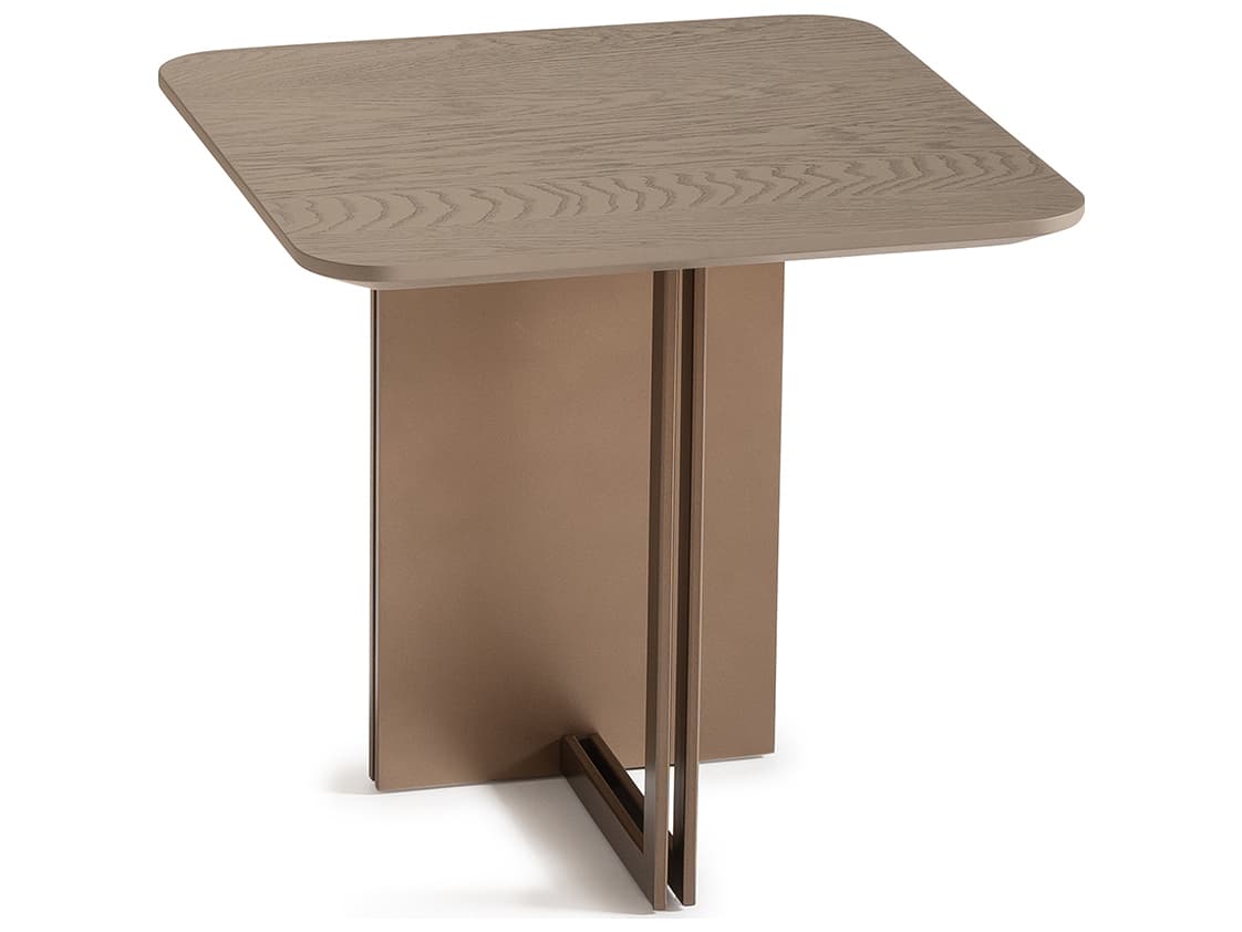 Michael Amini Canberra Square Wood End Table