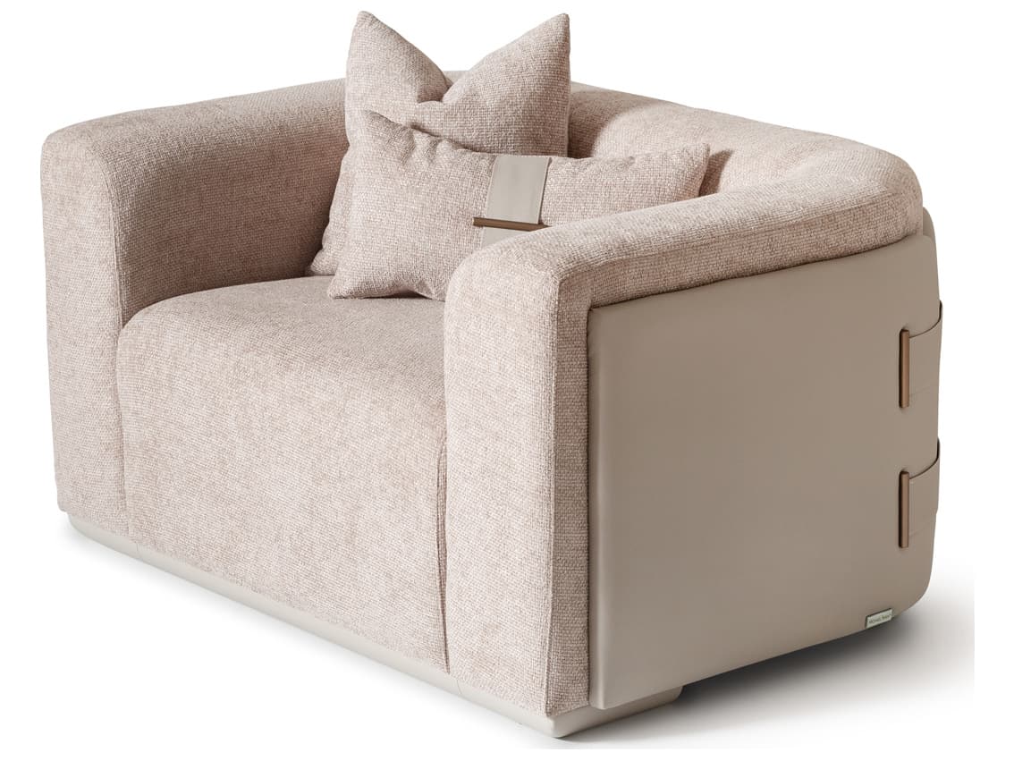 Michael Amini Canberra Beige Chair and a Half