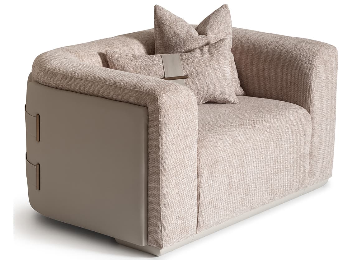 Michael Amini Canberra Beige Chair and a Half