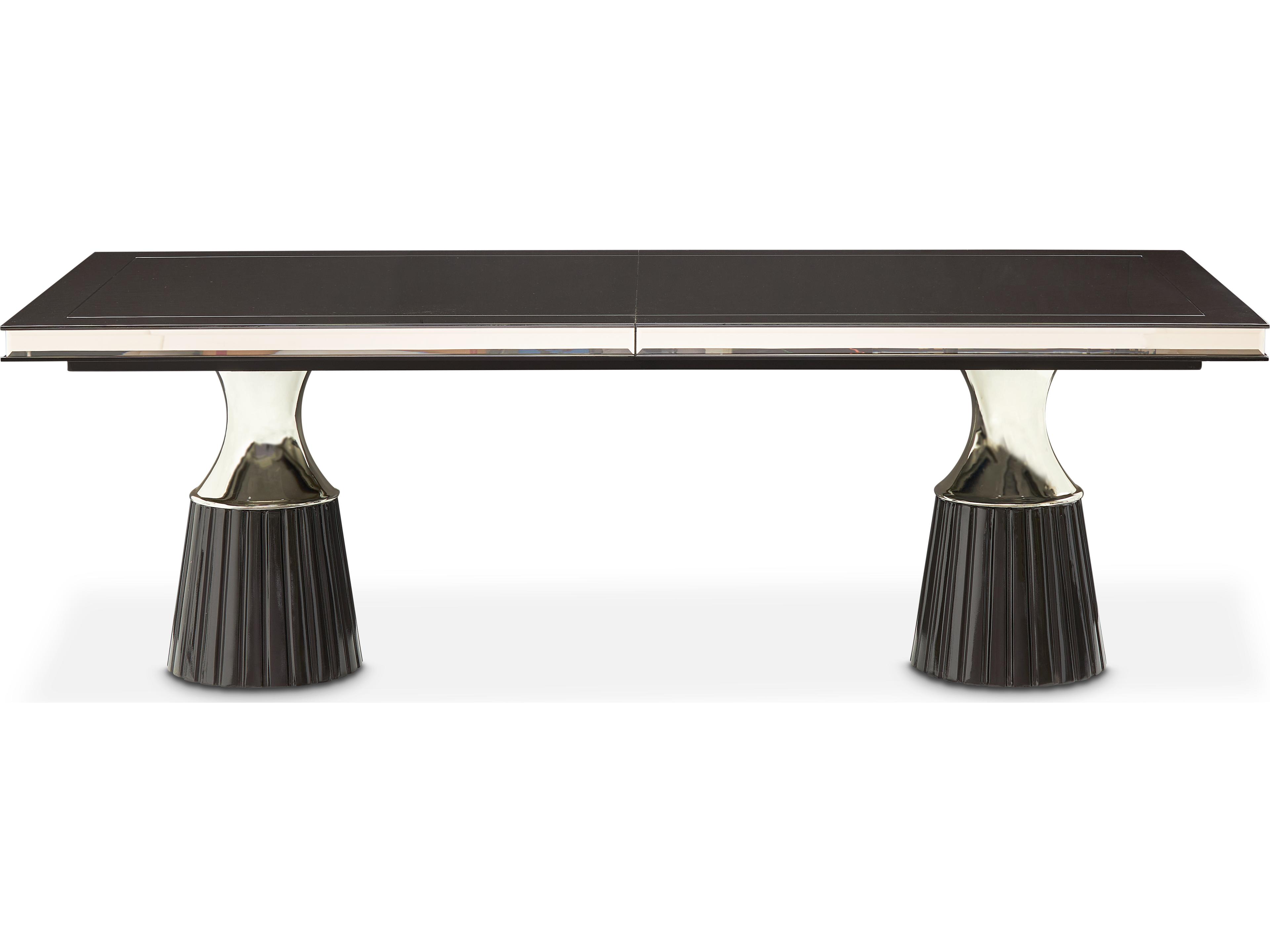 Michael Amini Carmela Rectangular Wood Dining Table