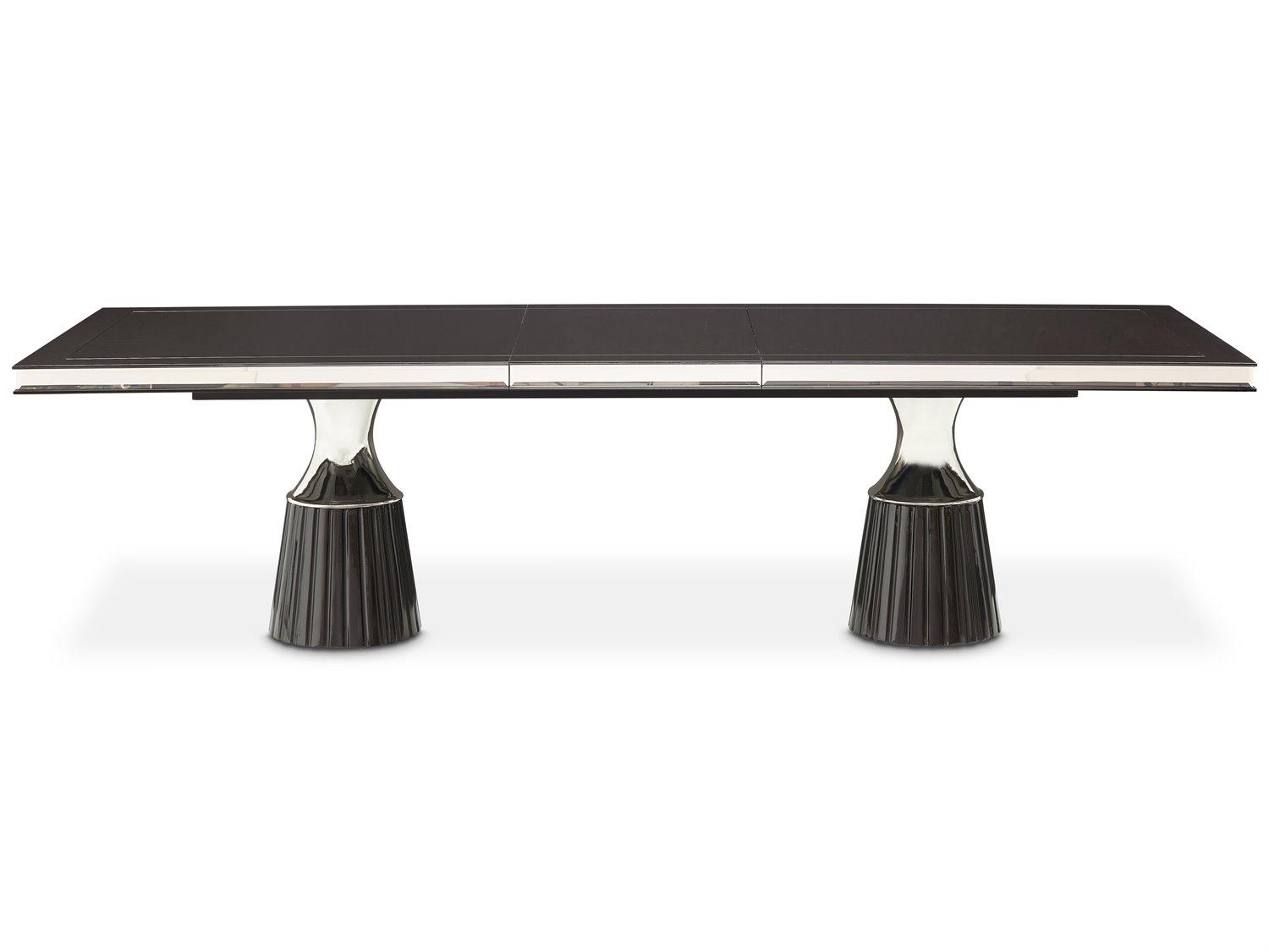 Michael Amini Carmela Rectangular Wood Dining Table