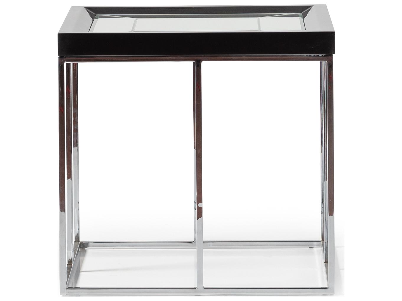 Michael Amini Carmela Square Mirror End Table