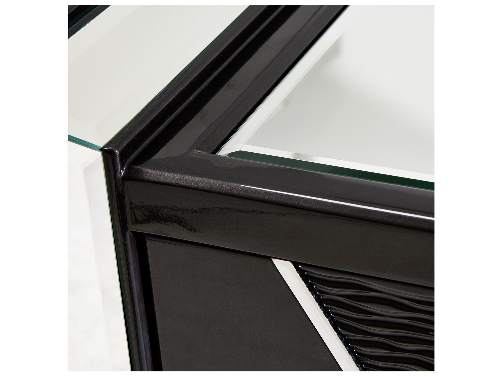 Michael Amini Carmela Rectangular Mirror Console Table