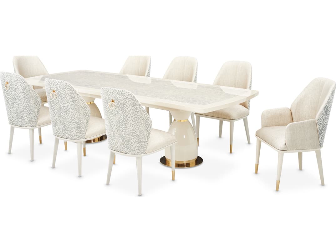 Michael Amini Lisbon Rectangular Dining Table