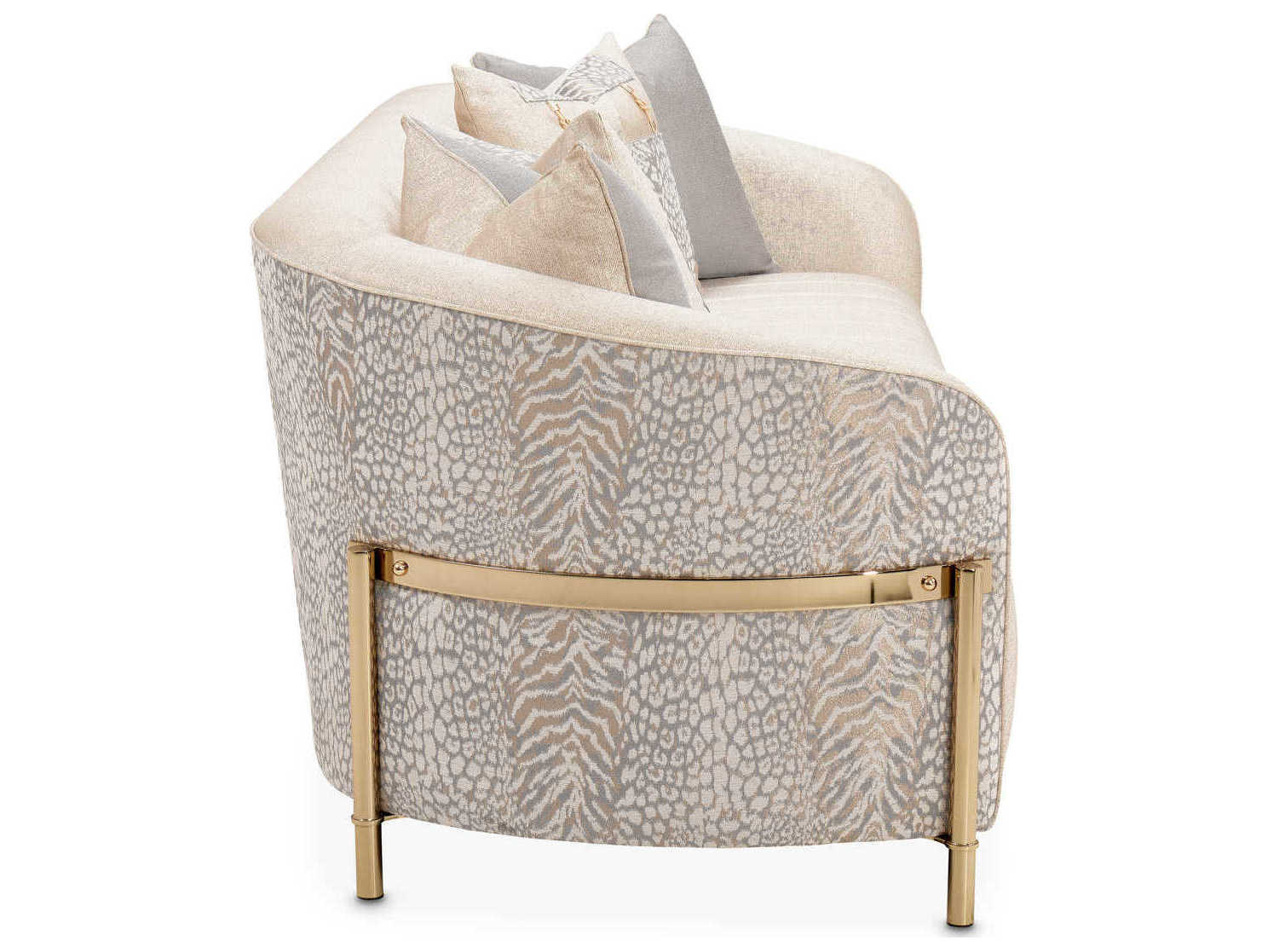 Luxecor Gilded Beige Upholstered Sofa