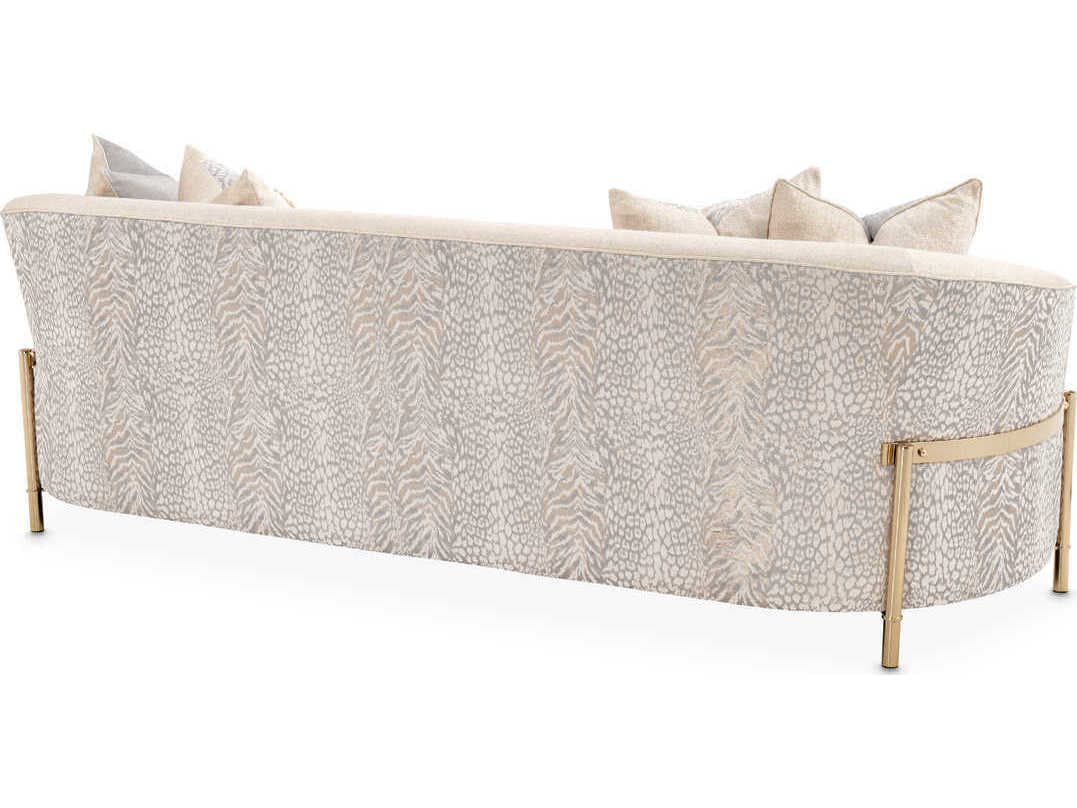 Luxecor Gilded Beige Upholstered Sofa