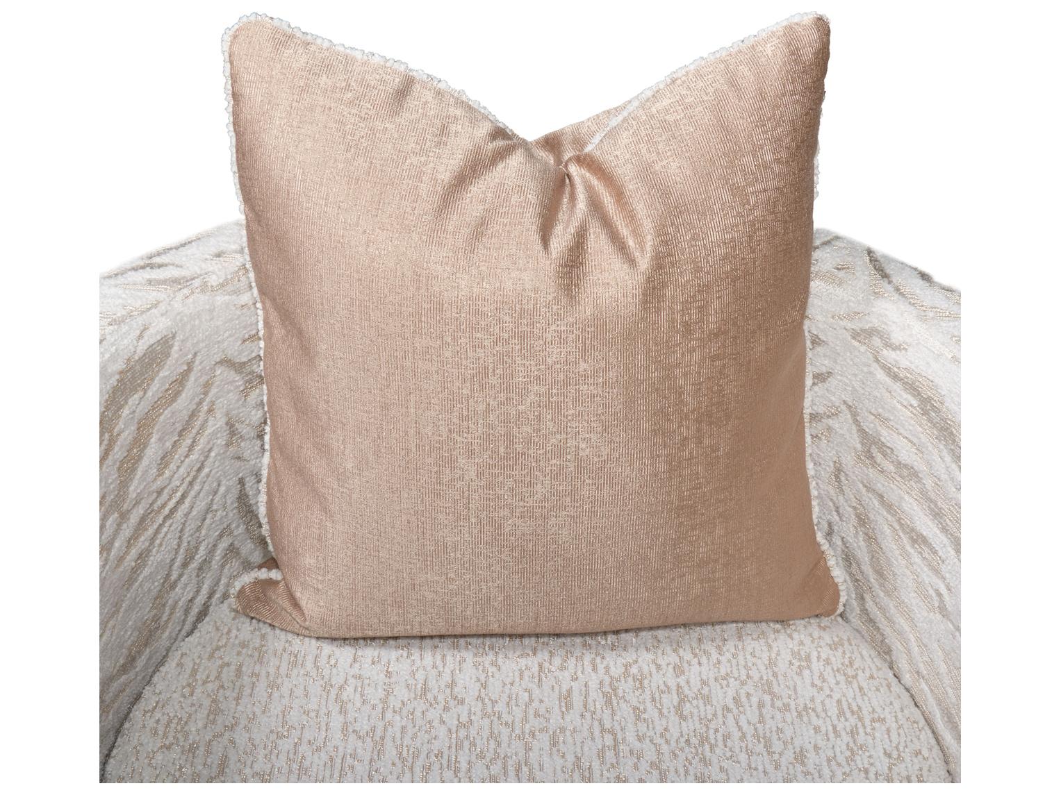 Michael Amini Savannah Breeze Swivel Gold Accent Chair