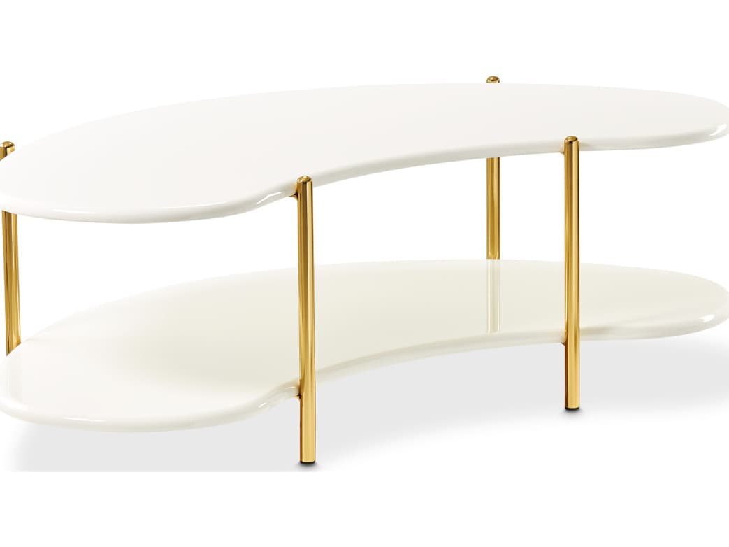 Michael Amini Sassani Wood Coffee Table