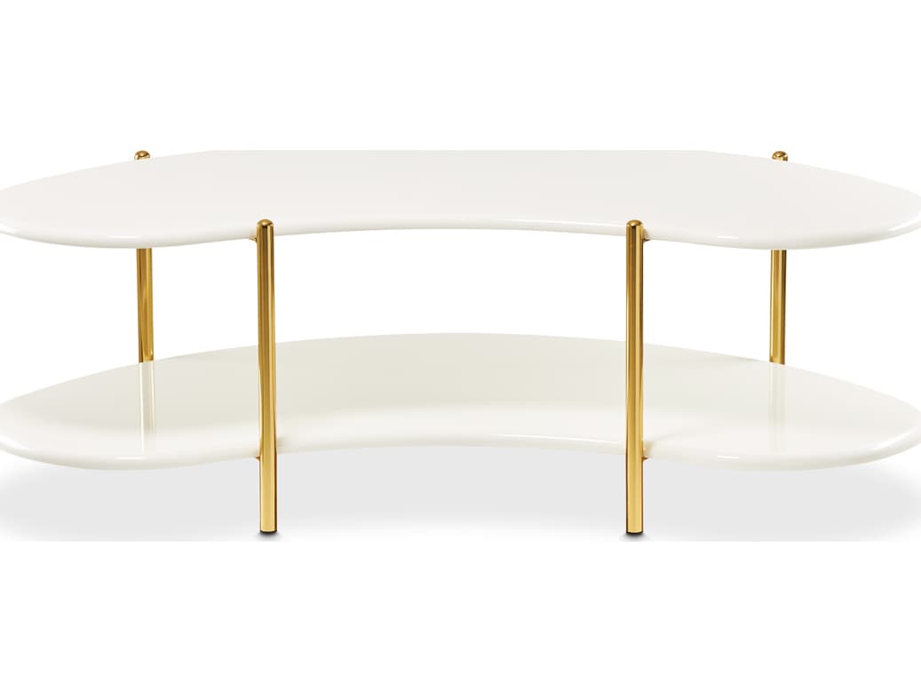 Michael Amini Sassani Wood Coffee Table