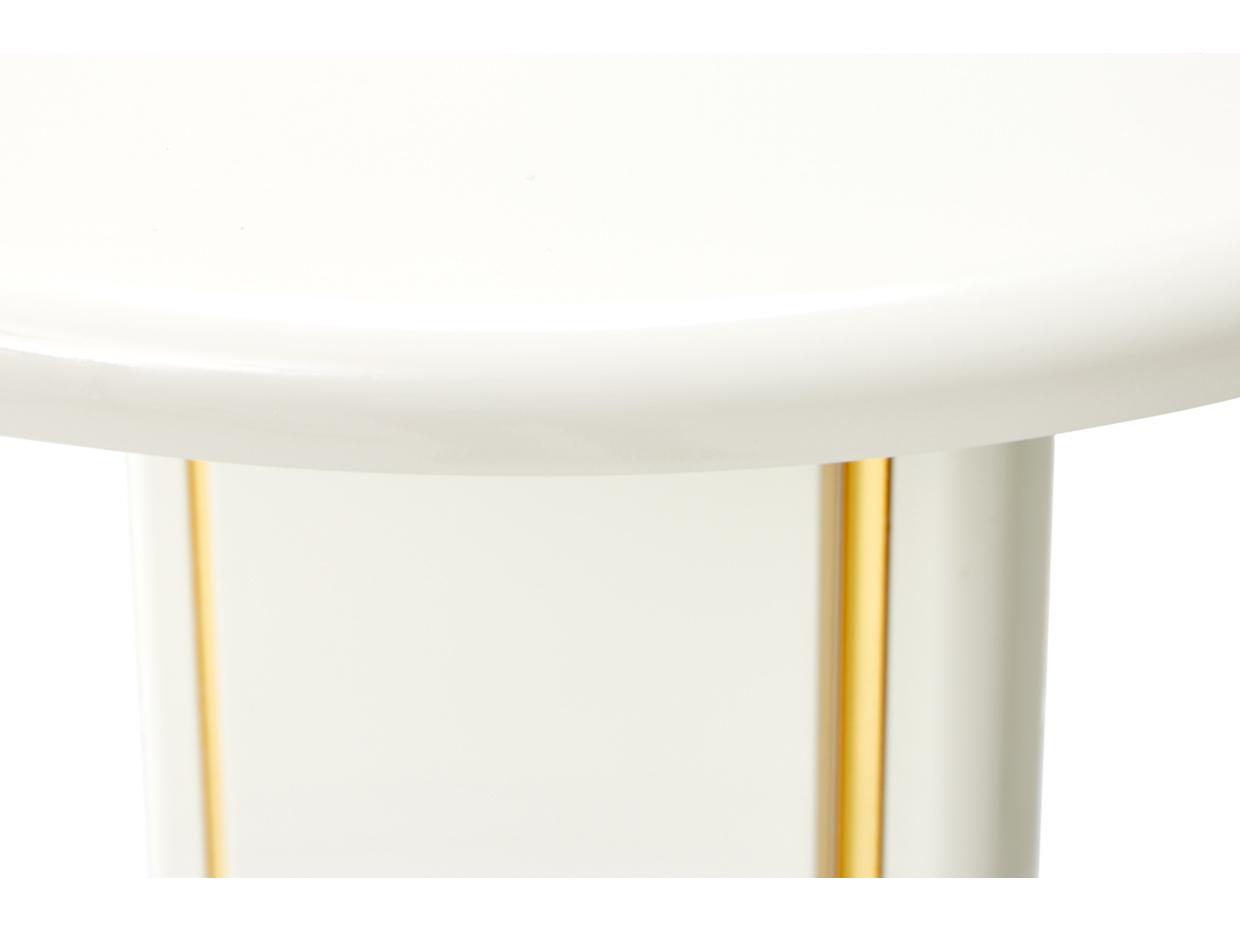 Michael Amini Sassani Round Wood End Table