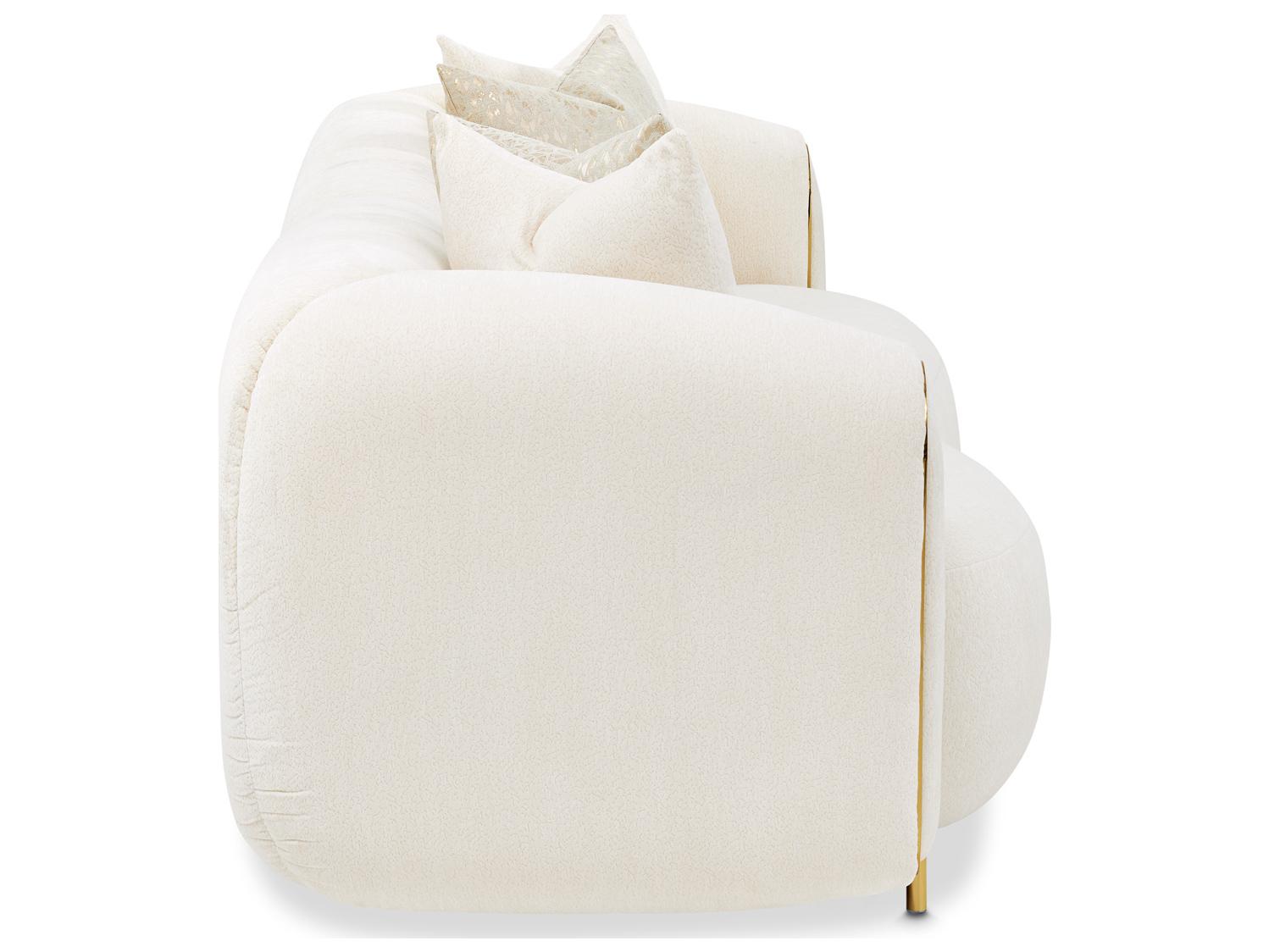 Michael Amini Sassani Gold Upholstered Sofa