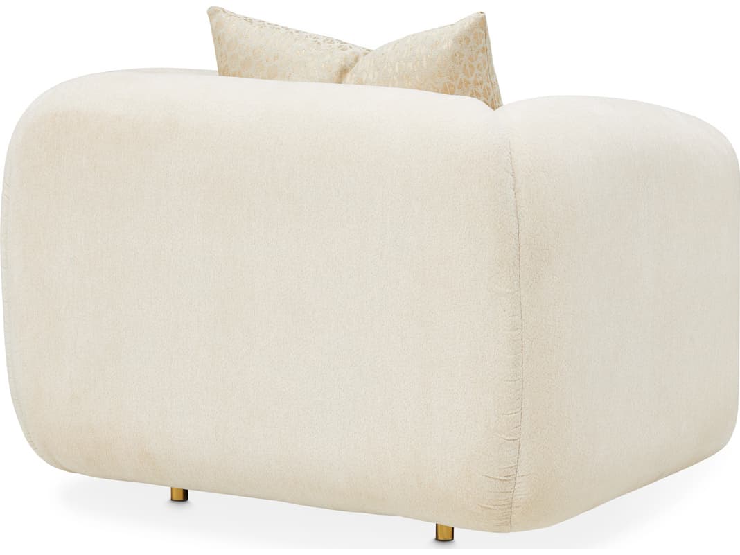 Michael Amini Sassani Gold Accent Chair