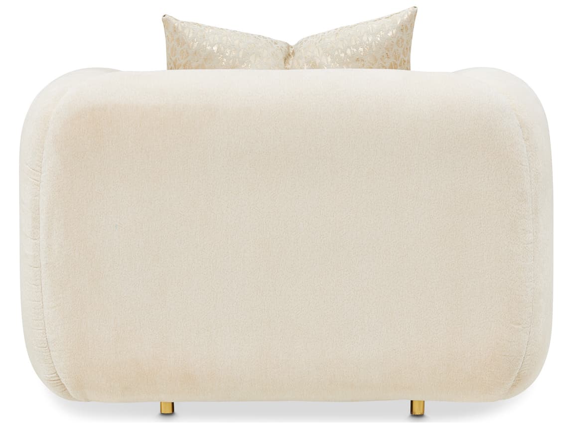 Michael Amini Sassani Gold Accent Chair