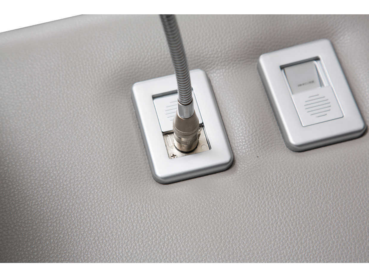 Michael Amini Mia Bella Bentley 3-Piece Light Grey Faux Leather Loveseat