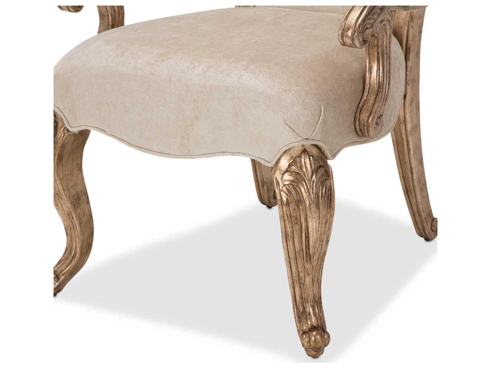Luxecor Gilded Beige Upholstered Executive Desk Chair