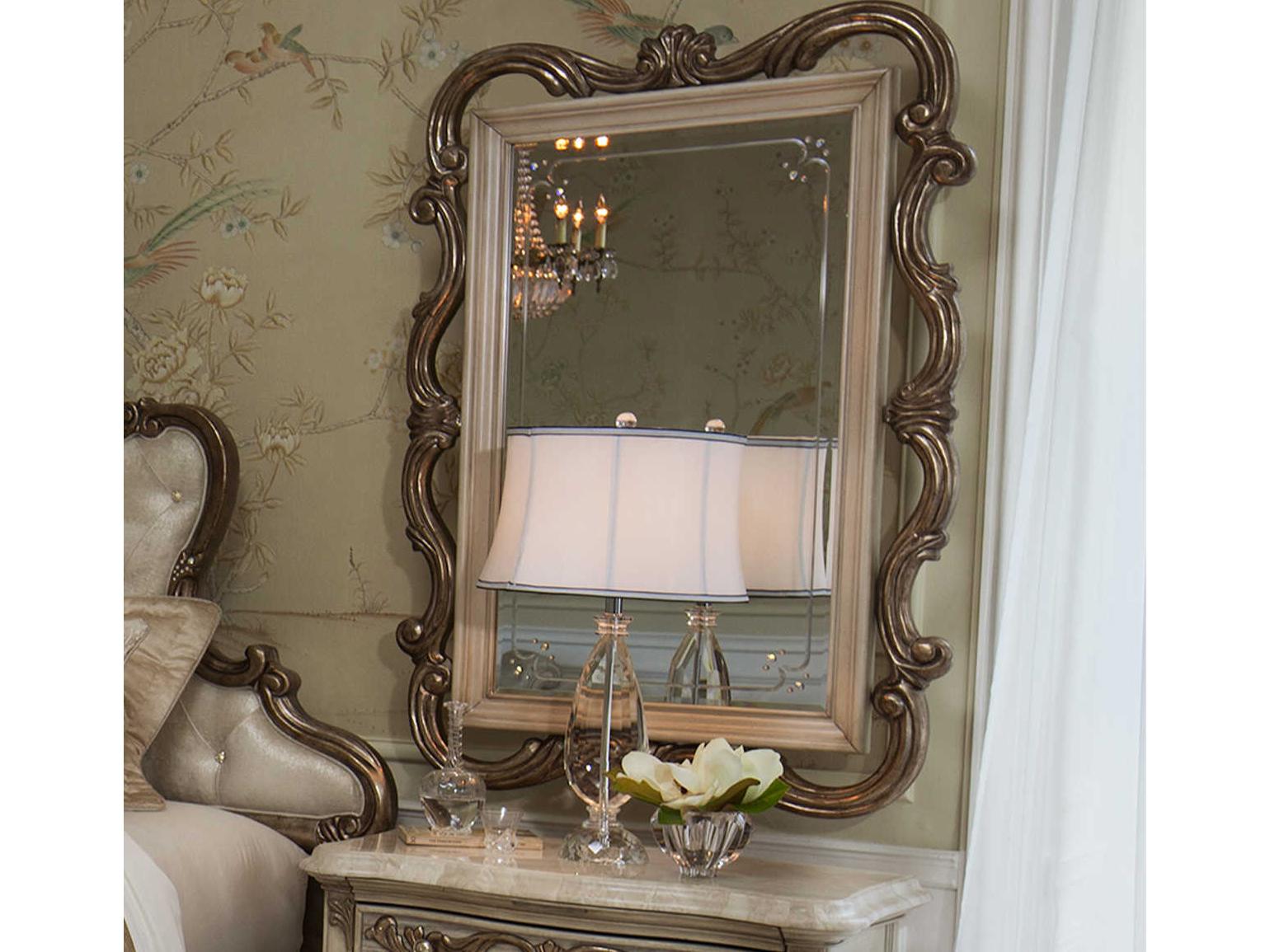 Luxecor Gilded Champagne Wall Mirror