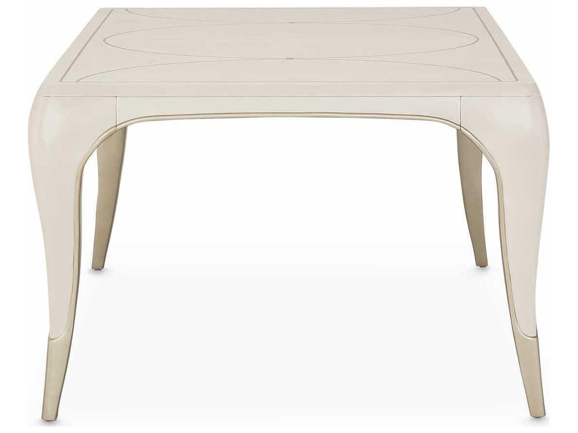 Michael Amini London Place Rectangular Wood Creamy Pearl Dining Table