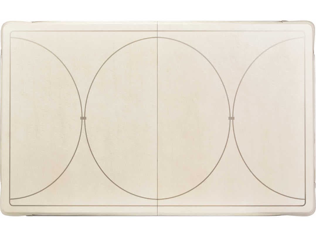 Michael Amini London Place Rectangular Wood Creamy Pearl Dining Table