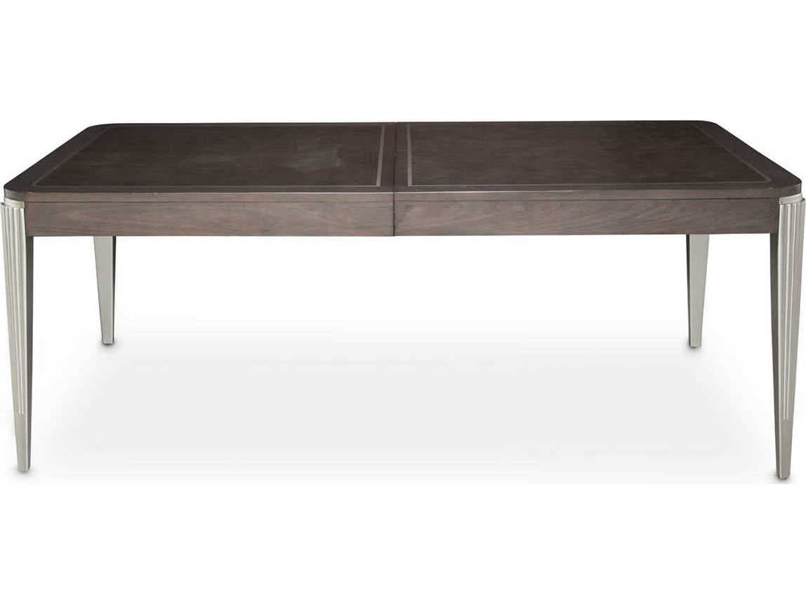 Michael Amini Roxbury Park Rectangular Wood Slate Dining Table