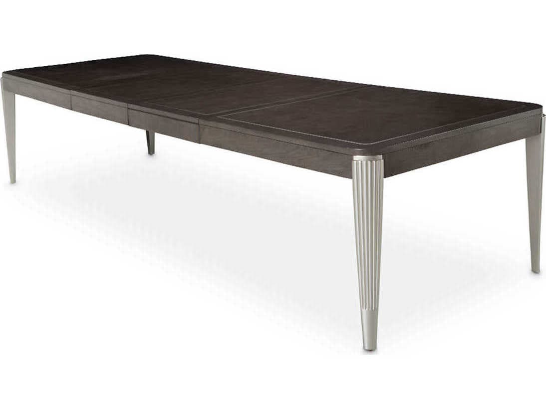 Michael Amini Roxbury Park Rectangular Wood Slate Dining Table