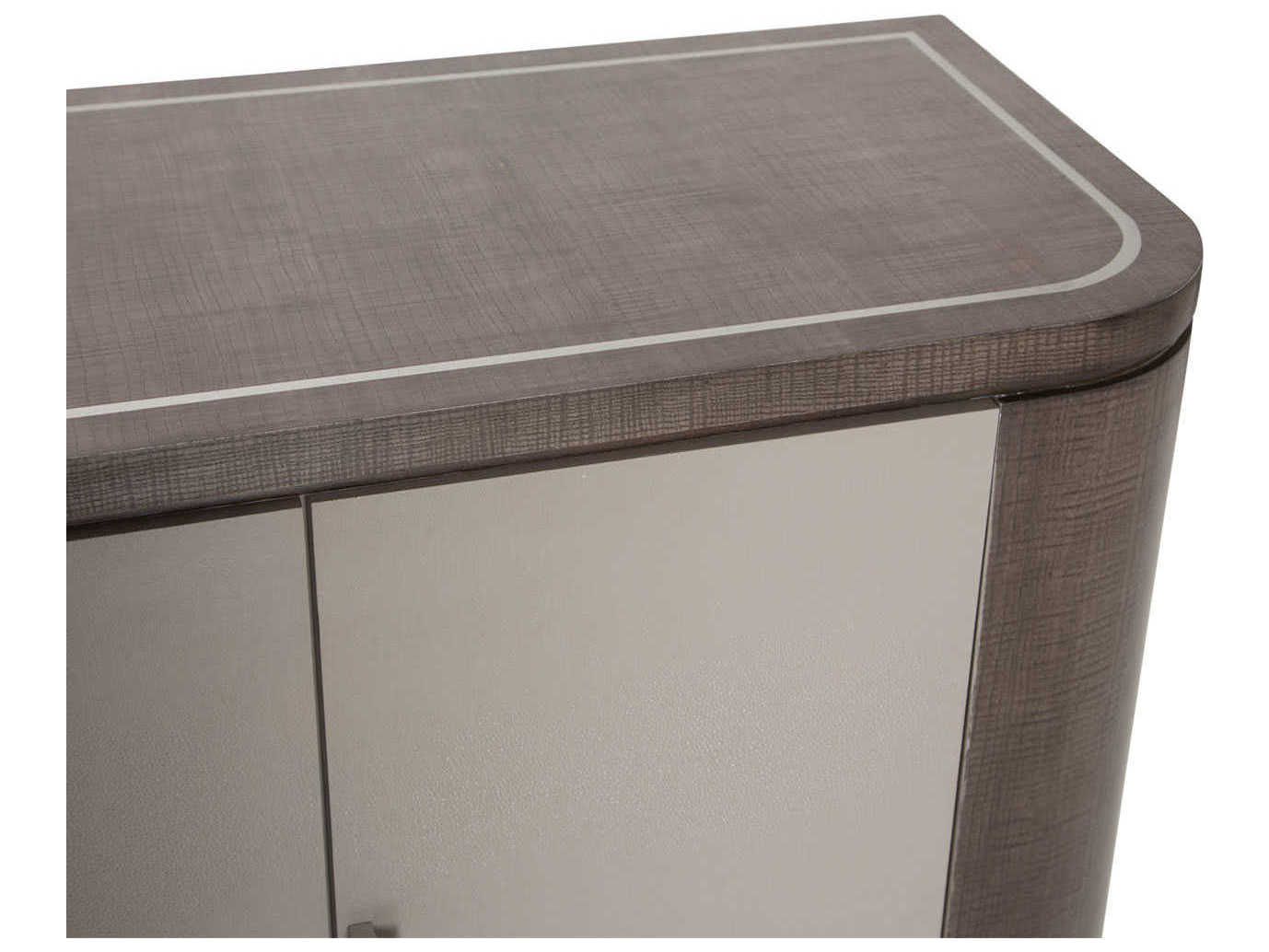 Luxecor Gilded 70" Slate Sideboard and Mirror Set