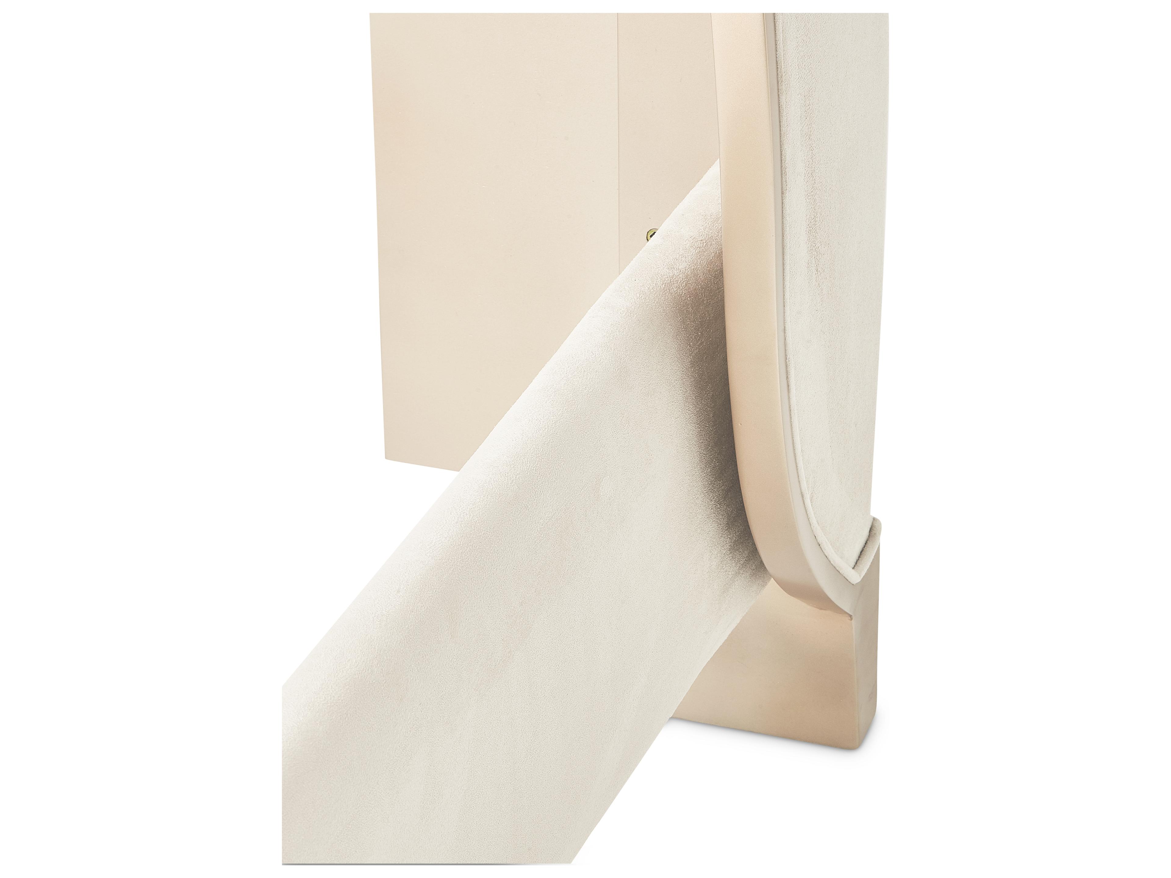 Luxecor Gilded Champagne Birch Wood King Panel Bed