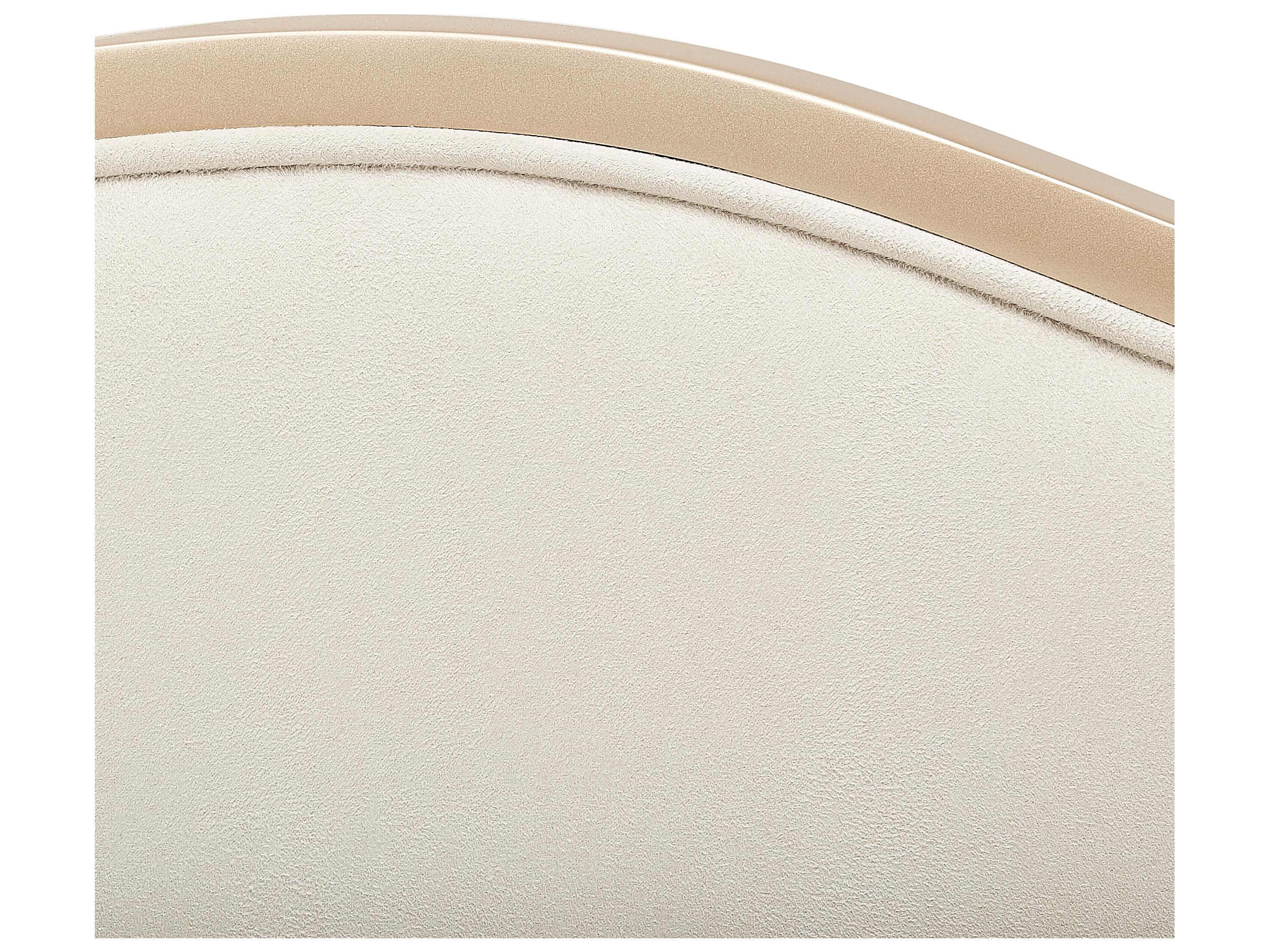 Luxecor Gilded Champagne Birch Wood King Panel Bed