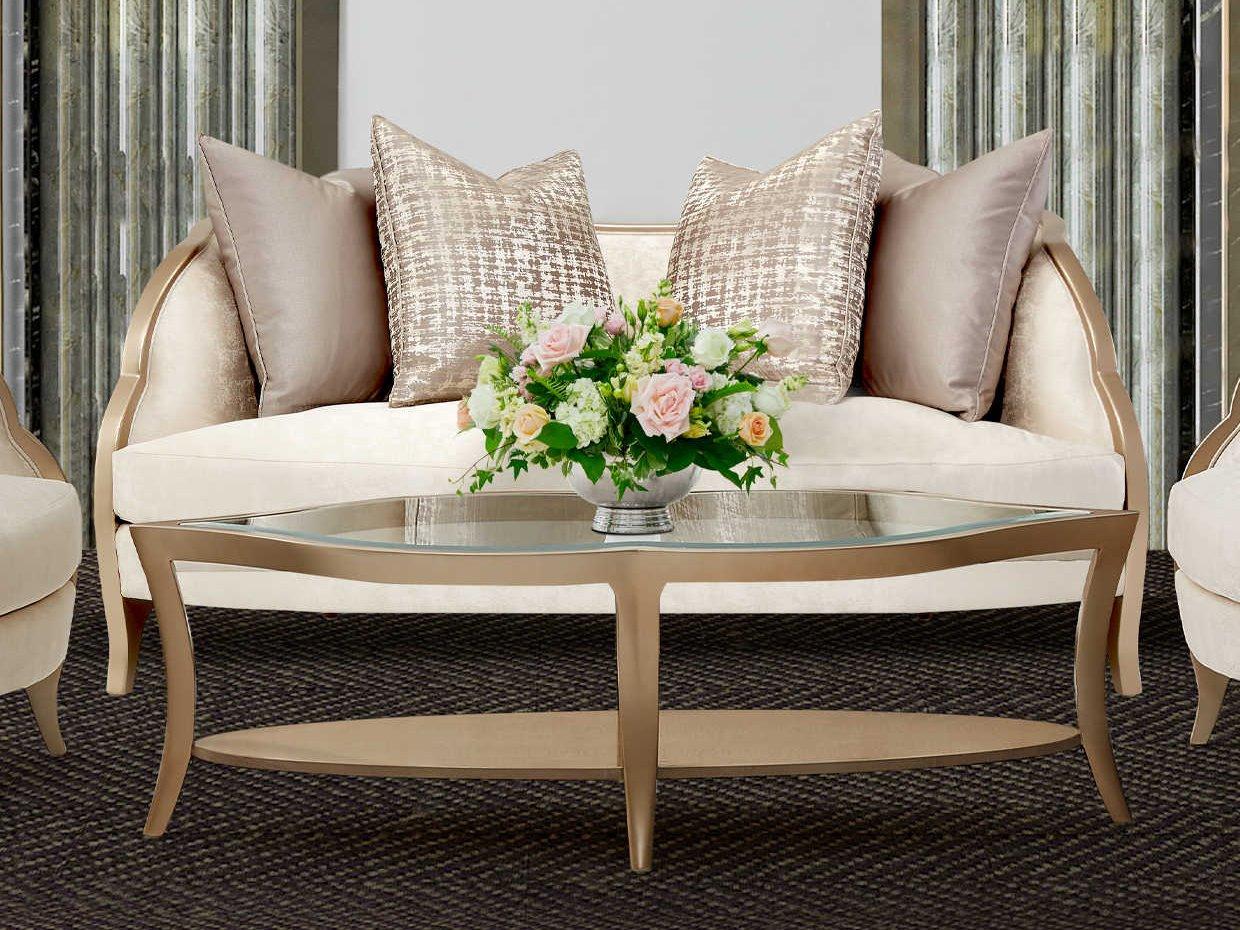 Michael Amini Malibu Crest Sofa Set Casual Living Room