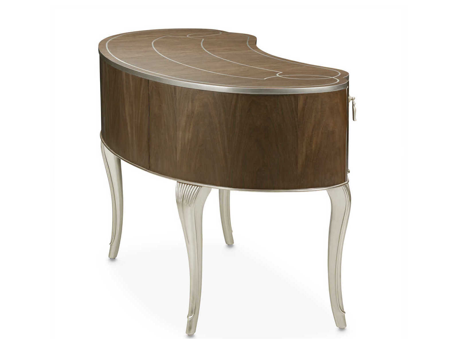 Michael Amini Villa Cherie Hazelnut Birch Wood Vanity Table