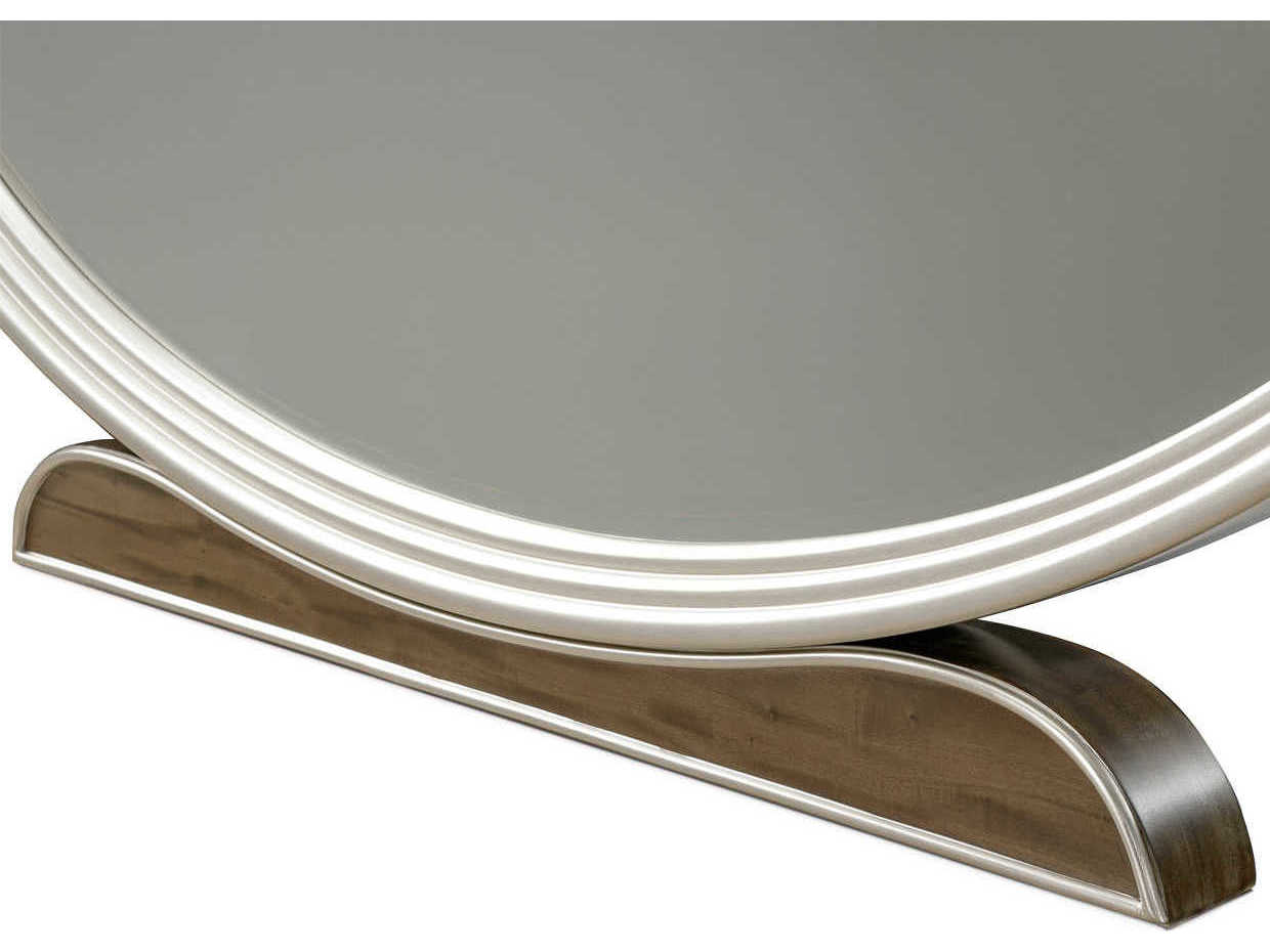 Michael Amini Villa Cherie Hazelnut Oval Dresser Mirror